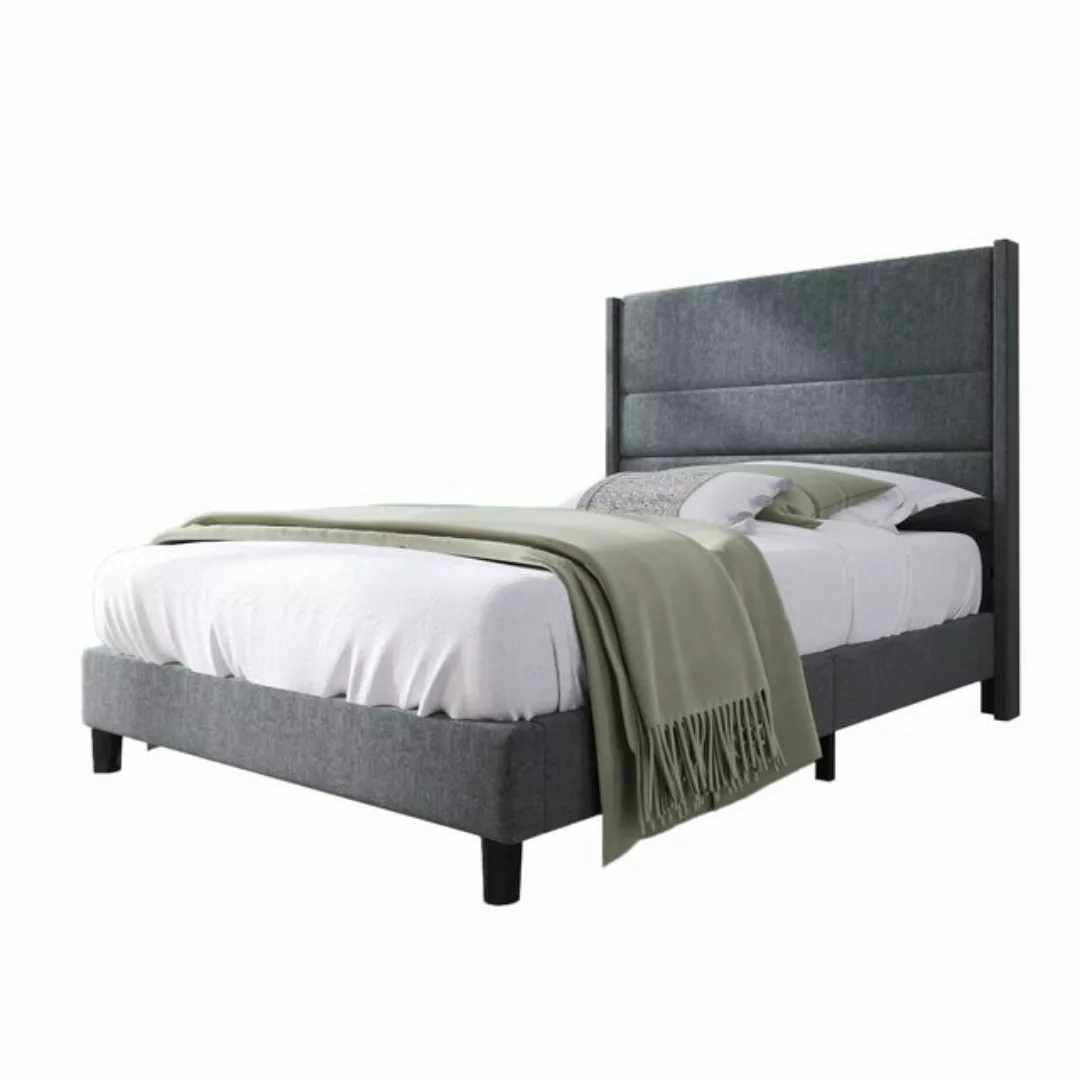 Refined Living Polsterbett Holzbett Jugendbett Samtbett modernes Bett, mini günstig online kaufen