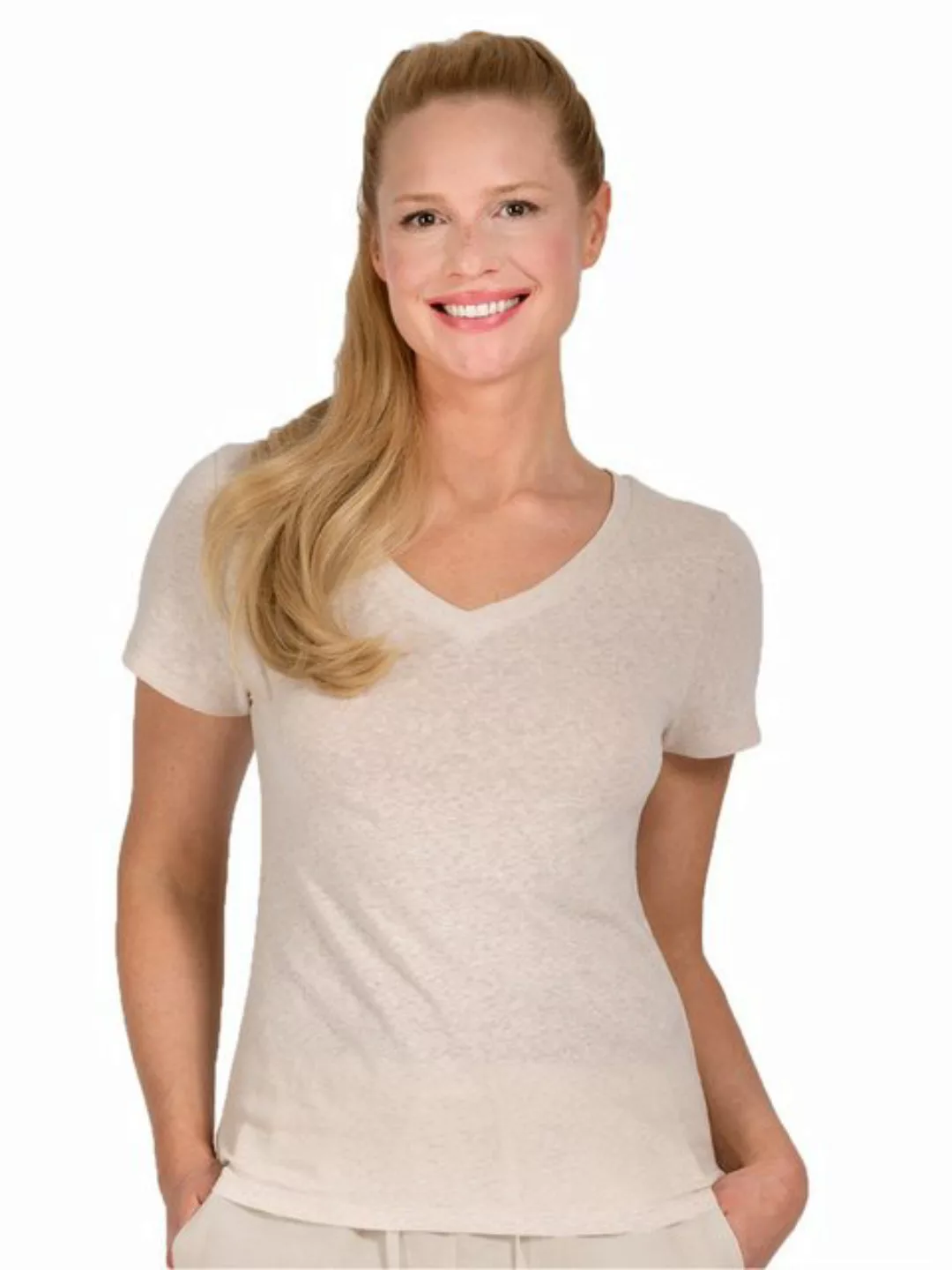 Magadi Yogashirt Celine mit Leinen günstig online kaufen