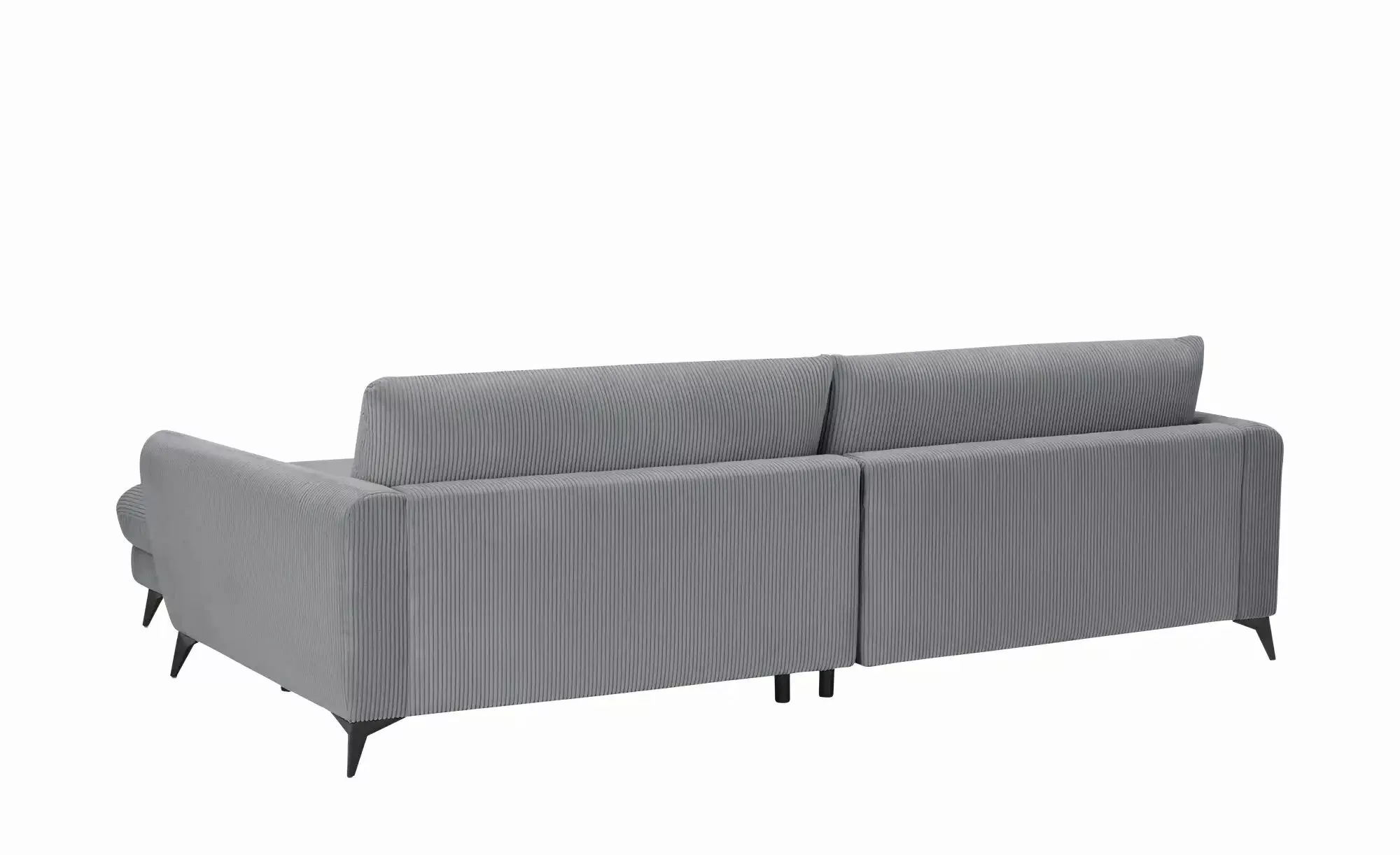 Ecksofa Cordstoff Amina ¦ grau ¦ Maße (cm): B: 288 H: 81 T: 194 Polstermöbe günstig online kaufen