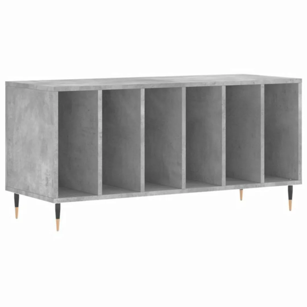 vidaXL Beistellschrank Plattenschrank Betongrau 100x38x48 cm Holzwerkstoff günstig online kaufen