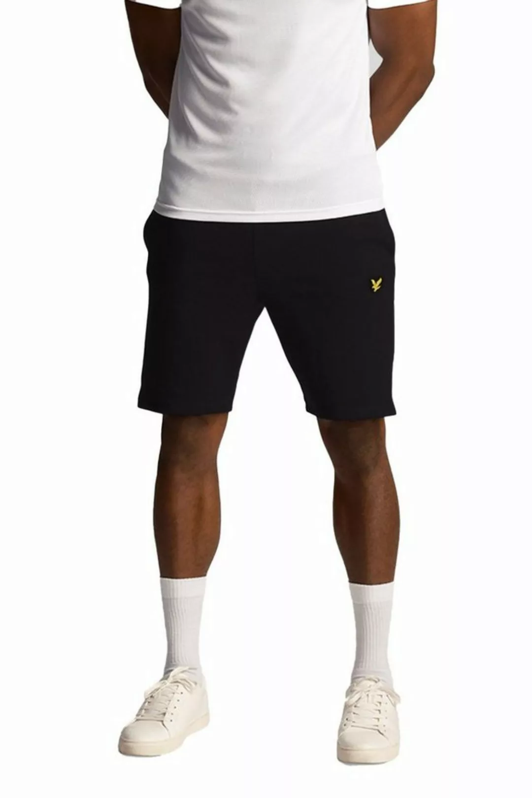 Lyle & Scott Sweatshorts Aus Baumwolle, Sportlich Mit Kordelzug günstig online kaufen