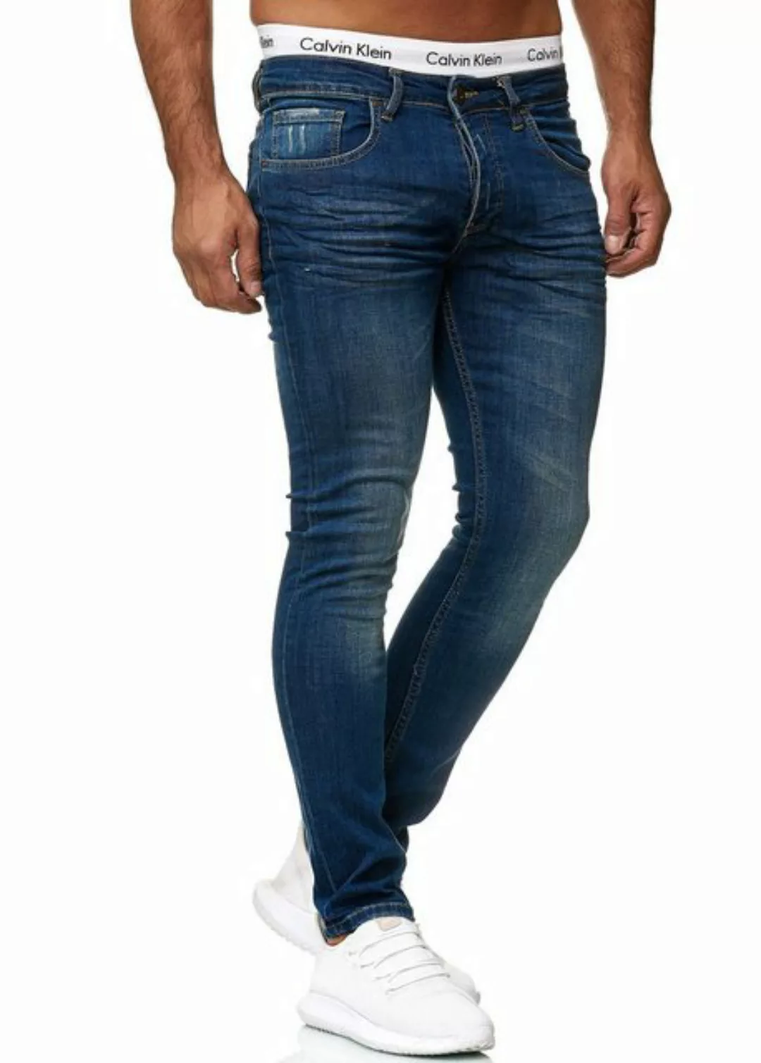 Code47 Skinny-fit-Jeans Code47 Designer Herren Jeans Hose Regular Skinny Fi günstig online kaufen