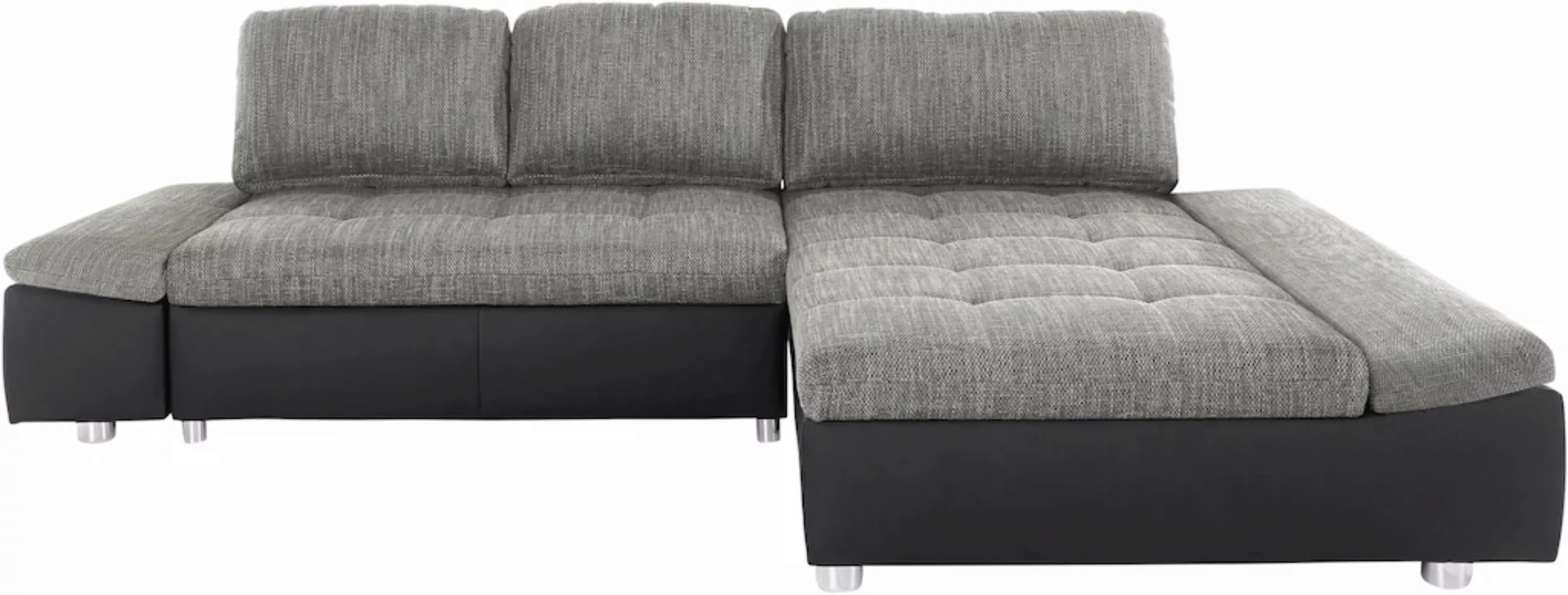 sit&more Ecksofa »Bergamo L-Form«, wahlweise mit Bettfunktion, Bettkasten u günstig online kaufen