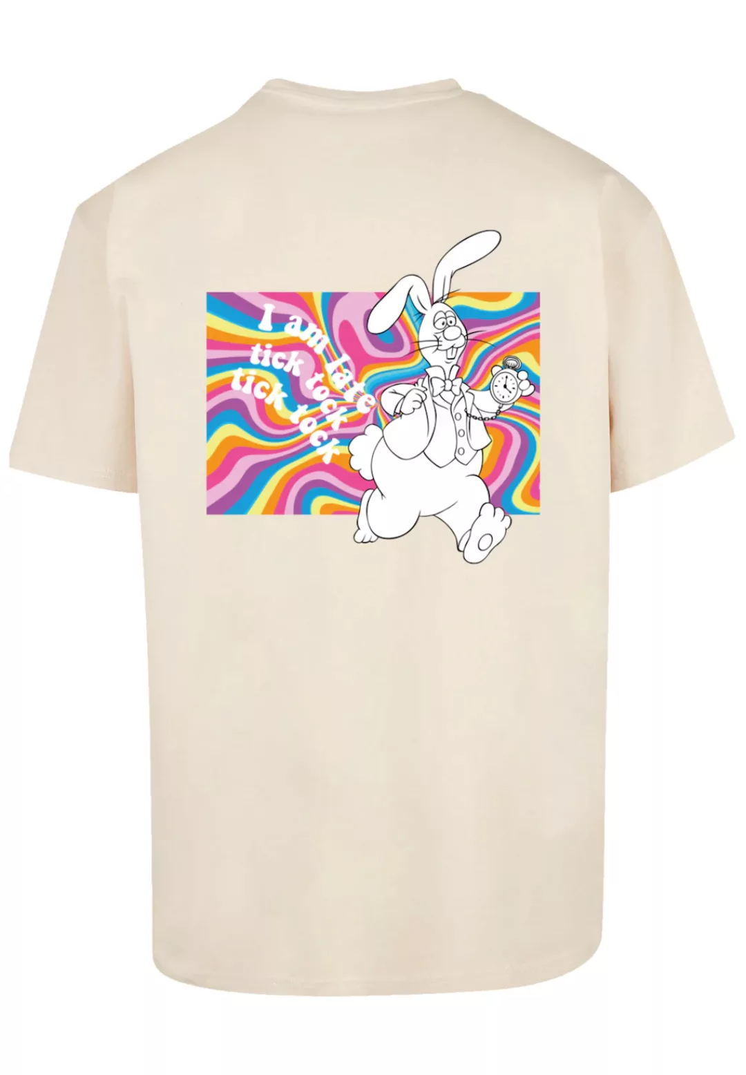 F4NT4STIC T-Shirt "Alice im Wunderland Uhr Hase", Premium Qualität, Nostalg günstig online kaufen