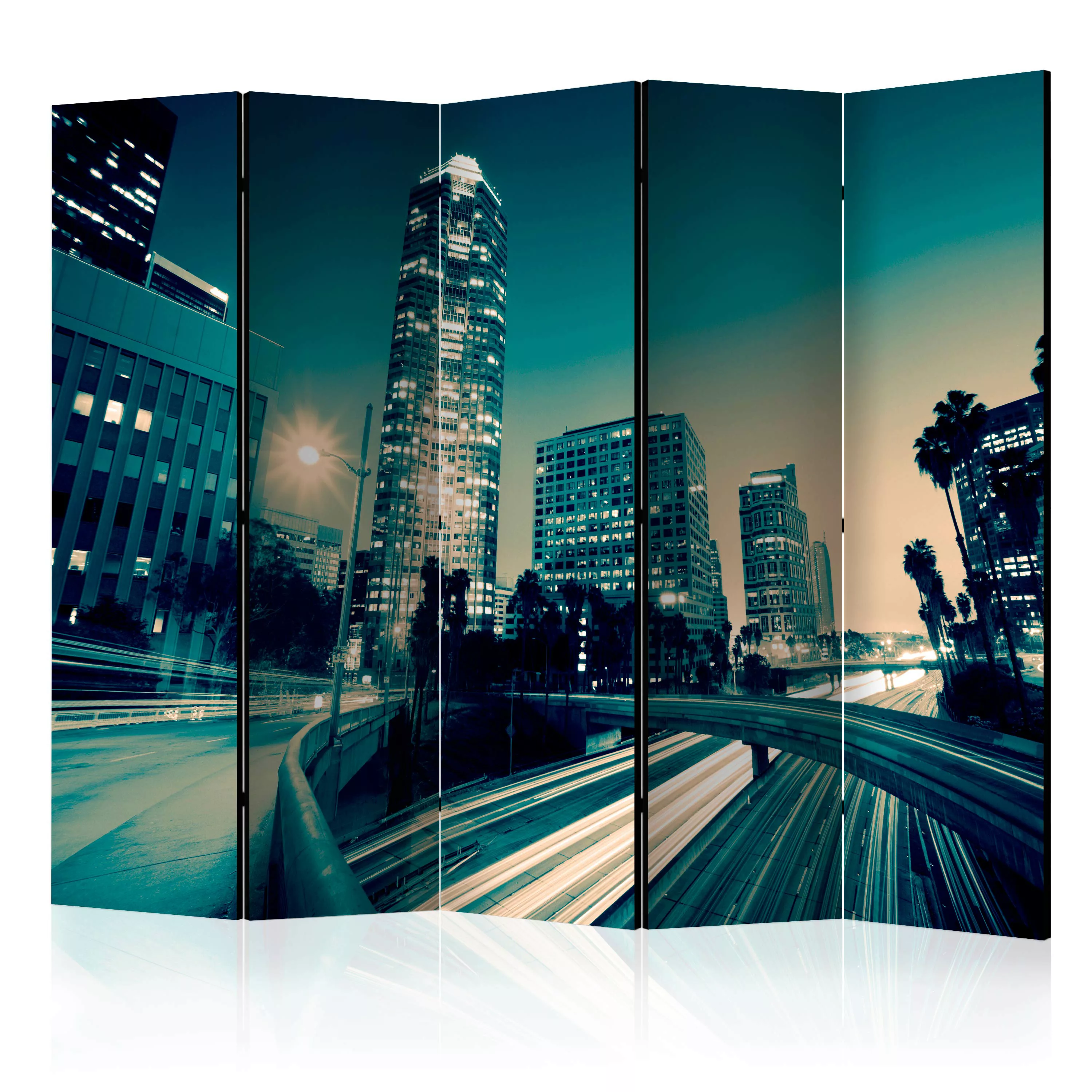 5-teiliges Paravent - The Streets Of Los Angeles Ii [room Dividers] günstig online kaufen