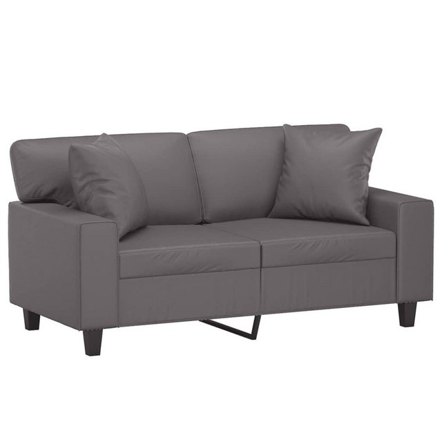 vidaXL Sofa Sofa mit Zierkissen Kunstleder, 120 cm, 2-Sitzer günstig online kaufen