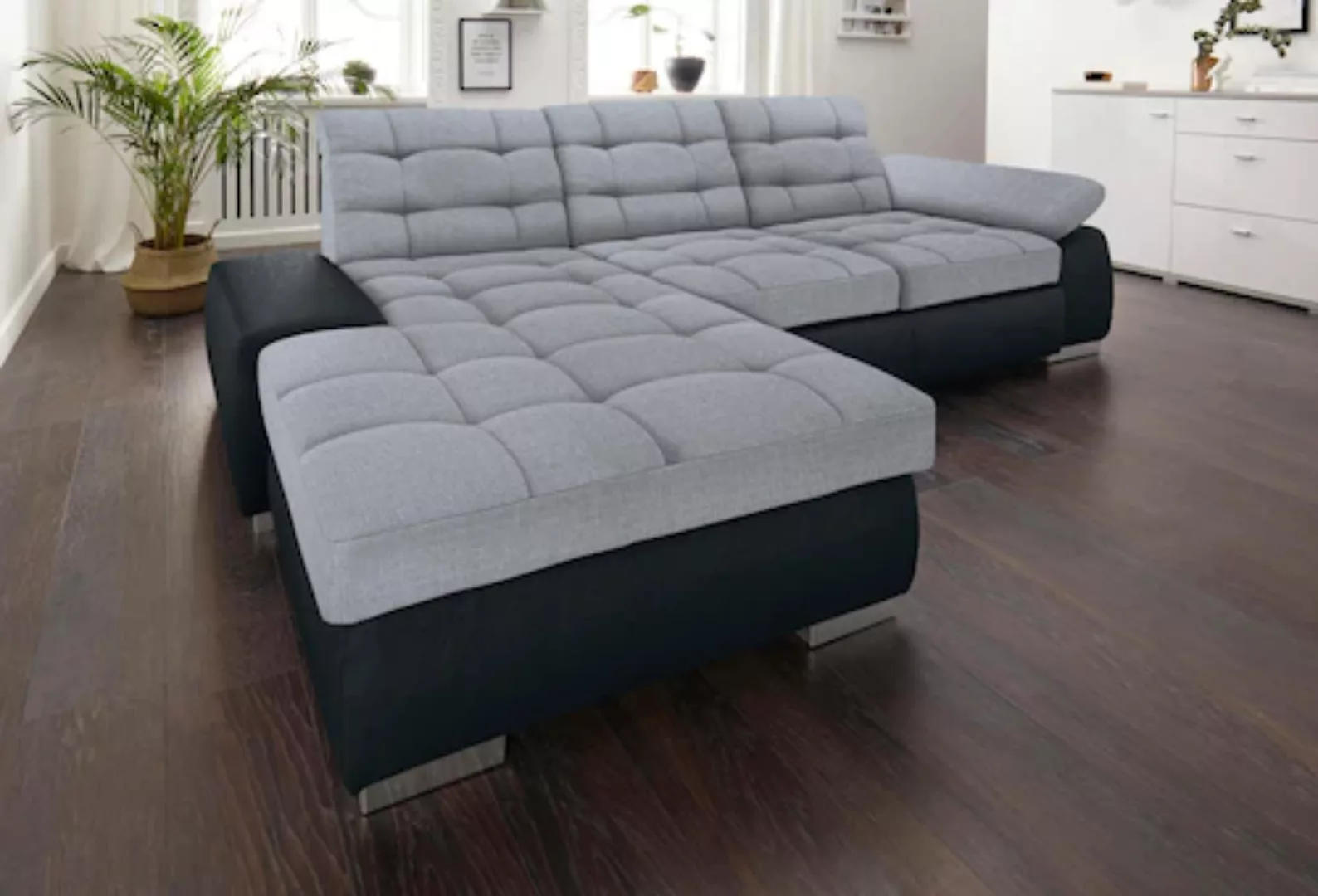 sit&more Ecksofa "Ontario L-Form", XXL, wahlweise mit Bettfunktion günstig online kaufen