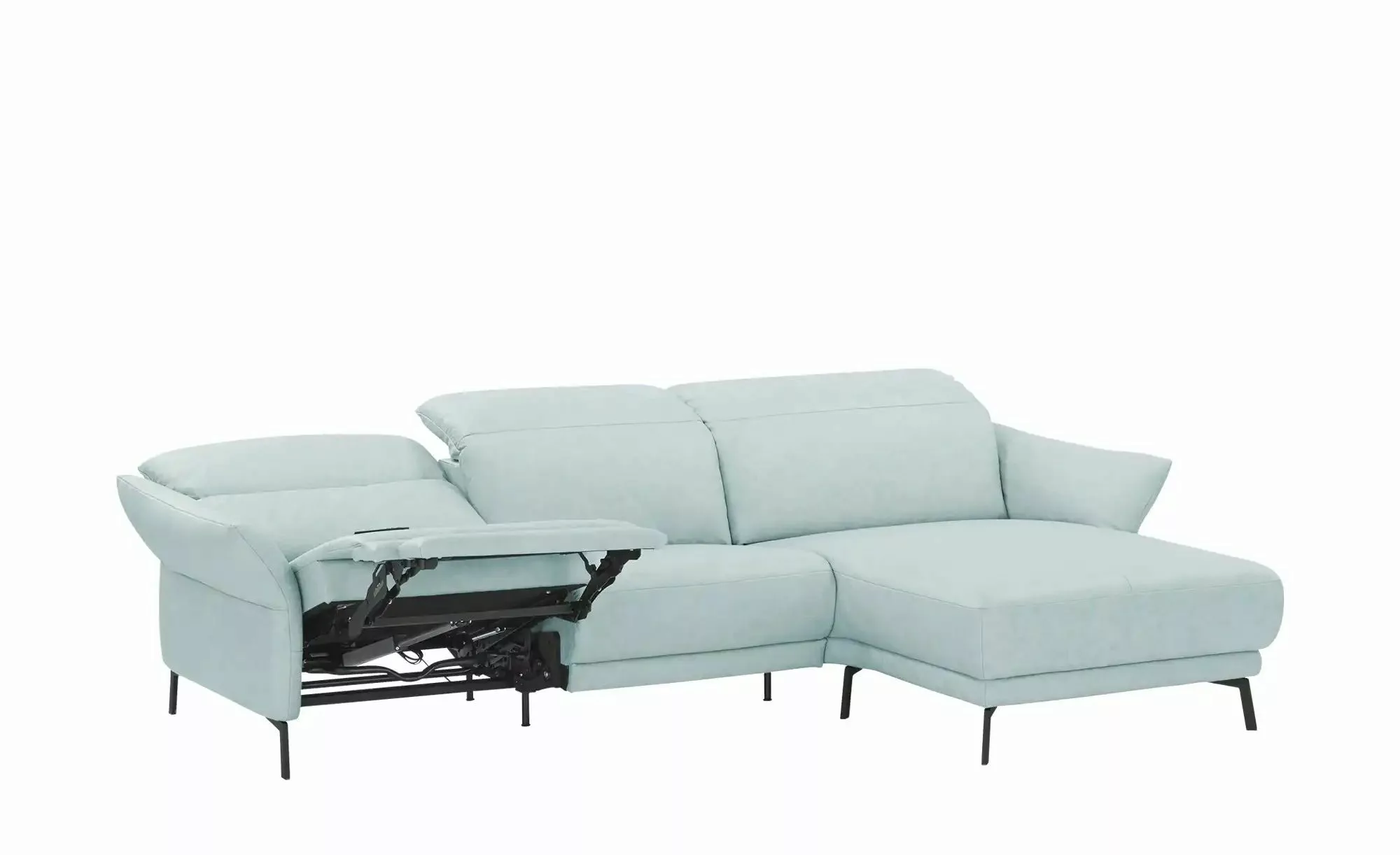 Wohnwert Ecksofa Leder Bellana ¦ blau ¦ Maße (cm): B: 291 H: 101 T: 176.0 P günstig online kaufen