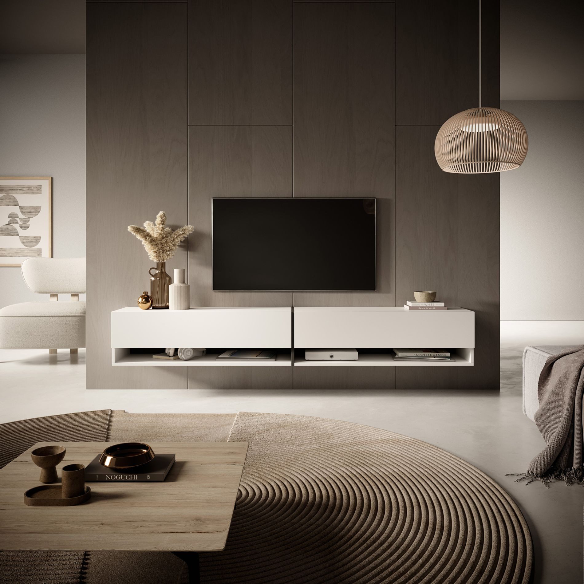 Selsey TV-Schrank TOSENA TV-Lowboard mit LED-Beleuchtung, günstig online kaufen