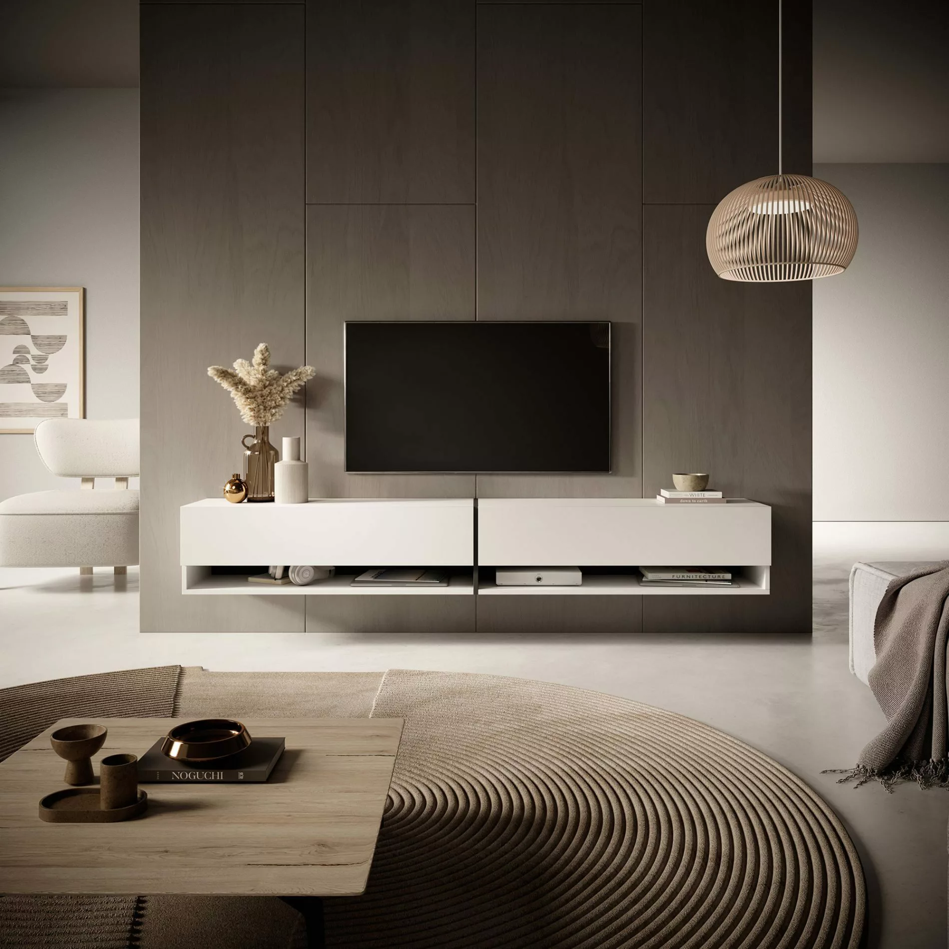 Selsey TV-Schrank TOSENA TV-Lowboard mit LED-Beleuchtung, günstig online kaufen