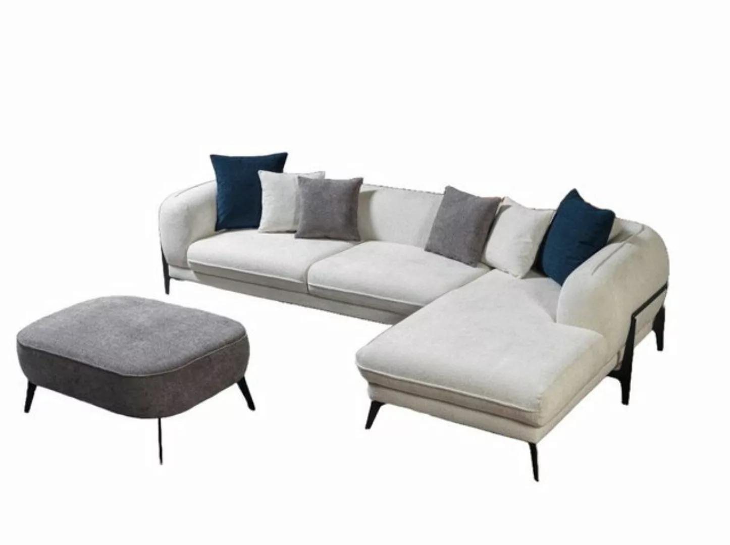 JVmoebel Ecksofa Wohnzimmer Ecksofa L-Form Polstersofas Luxus Modern Möbel, günstig online kaufen