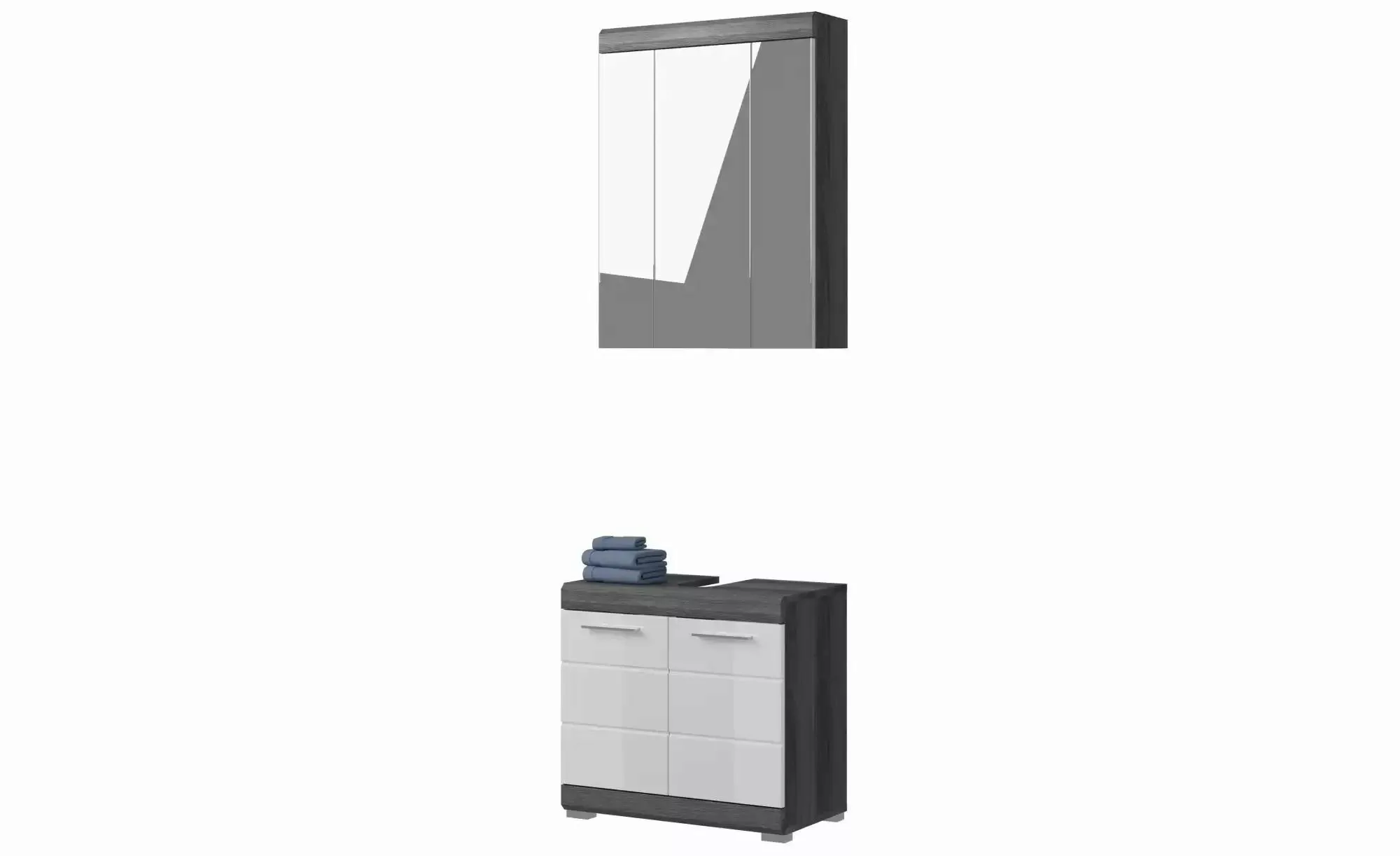 Badmöbel-Set SCHLOONSEE  2 tlg.  bestehend aus: Waschbeckenunterschrank  Sp günstig online kaufen