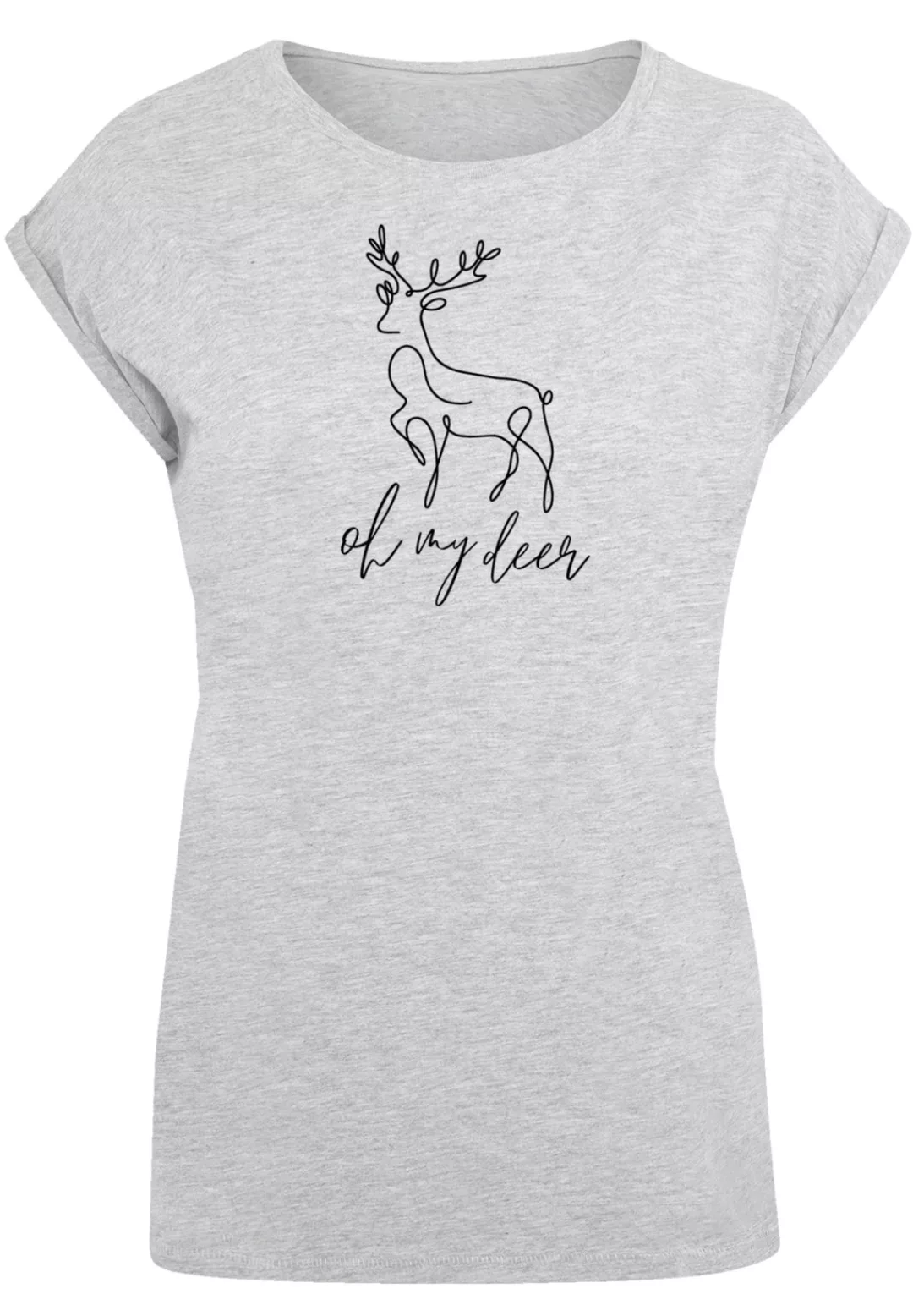 F4NT4STIC T-Shirt "Winter Christmas Deer", Premium Qualität, Rock-Musik, Ba günstig online kaufen