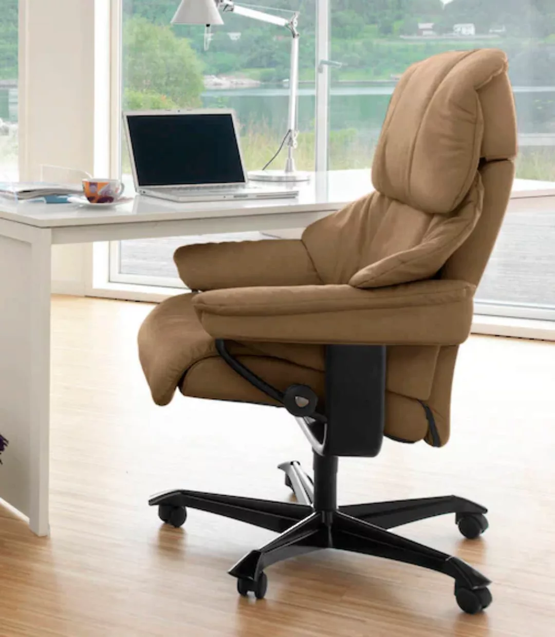 Stressless® Relaxsessel »Reno«, mit Home Office Base, Größe M, Gestell Schw günstig online kaufen