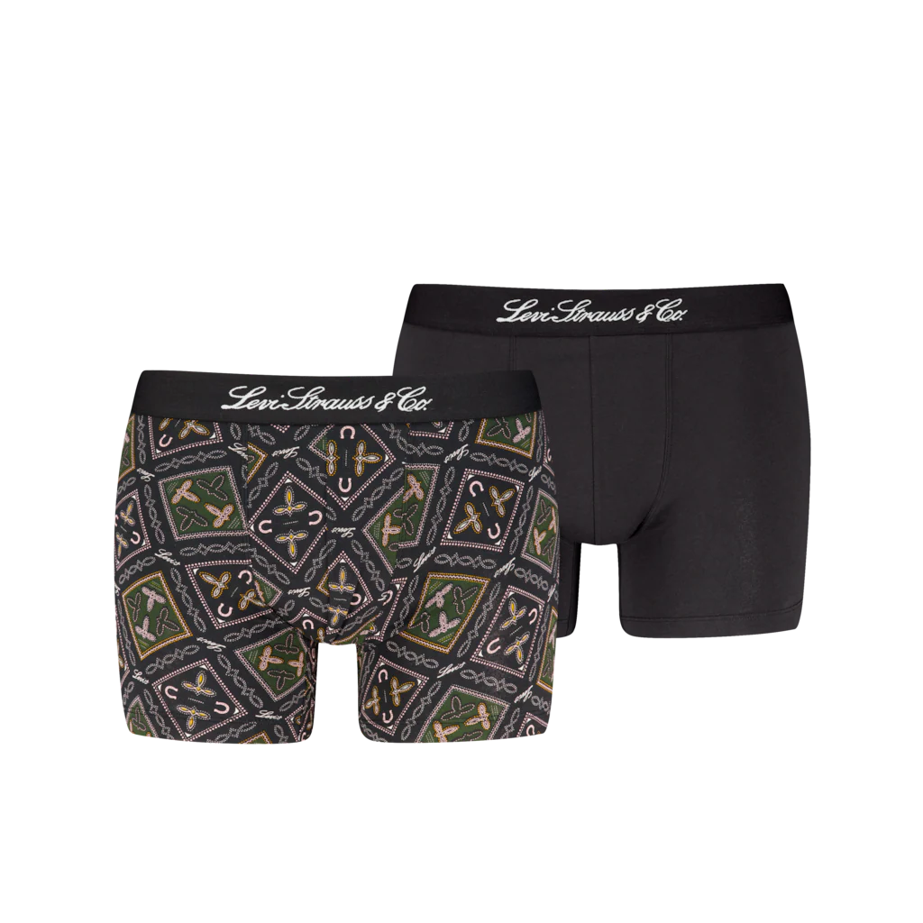 Levis Boxershorts "LEVIS MEN WESTERN AOP BOXER BRIEF 2P", (2er Pack) günstig online kaufen
