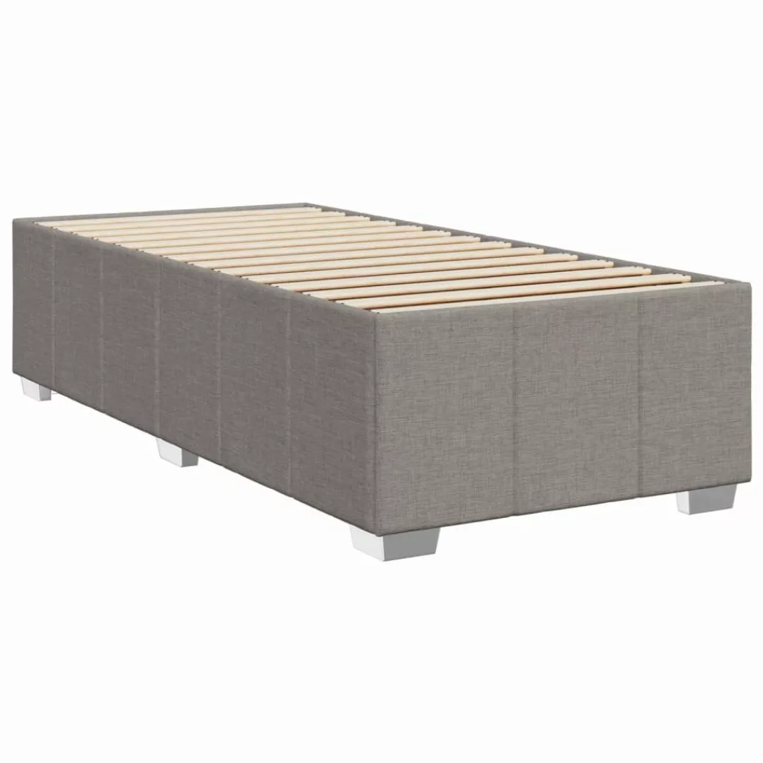 vidaXL Bett Bettgestell ohne Matratze Taupe günstig online kaufen