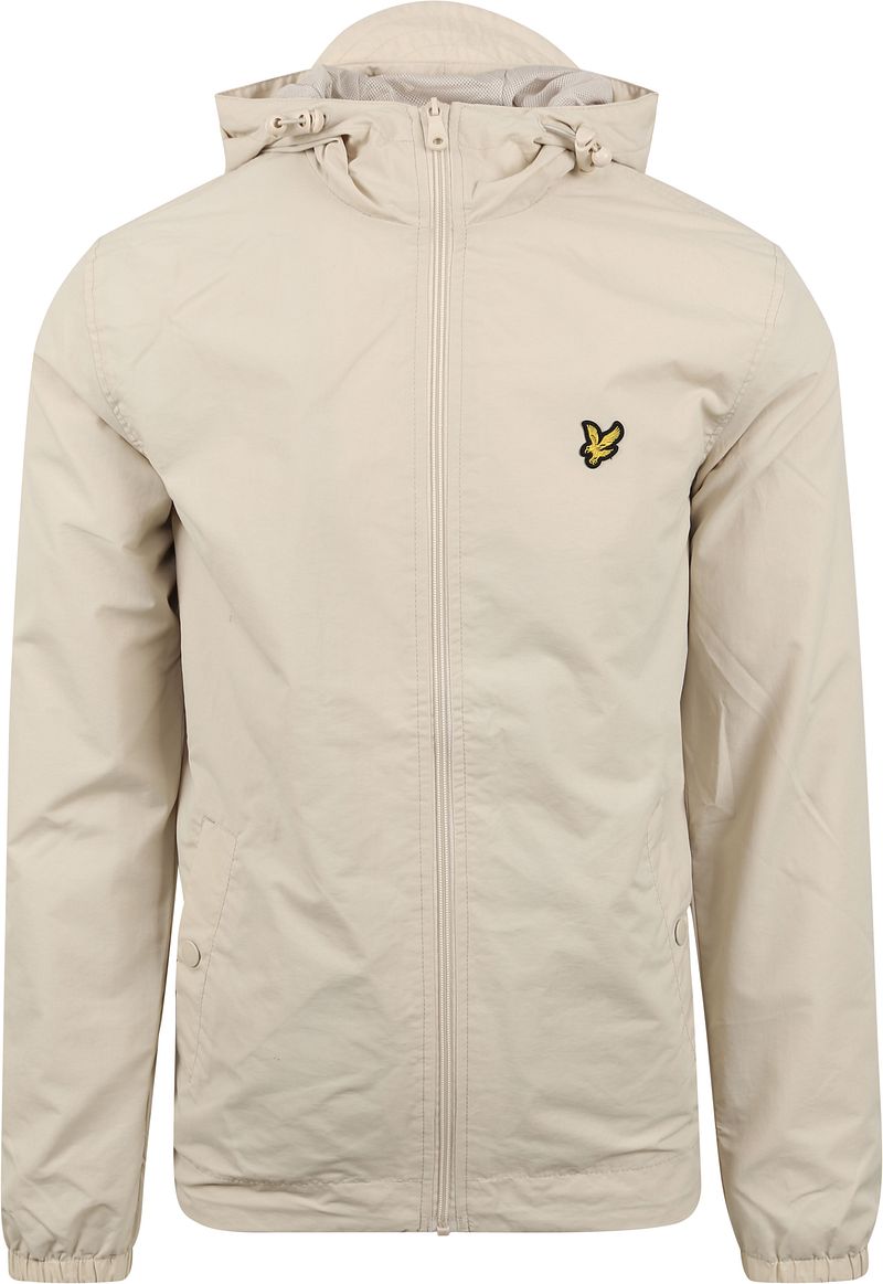 Lyle & Scott Zip Jacke Beige - Größe L günstig online kaufen