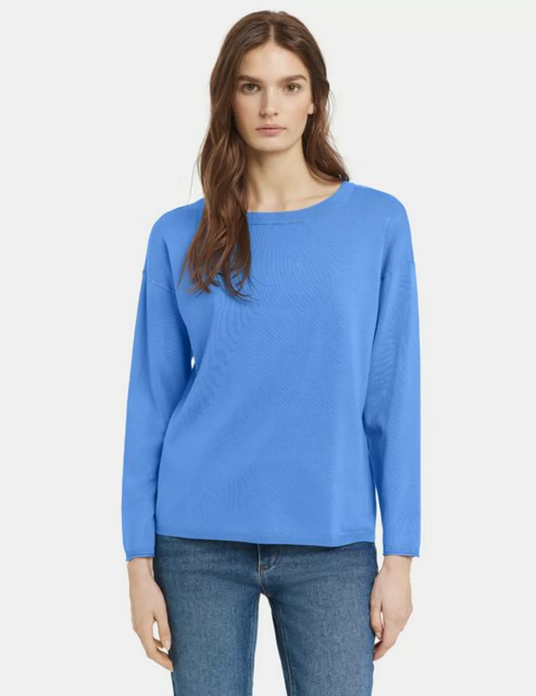 Taifun Rundhalspullover Basic Pullover aus Feinstrick günstig online kaufen