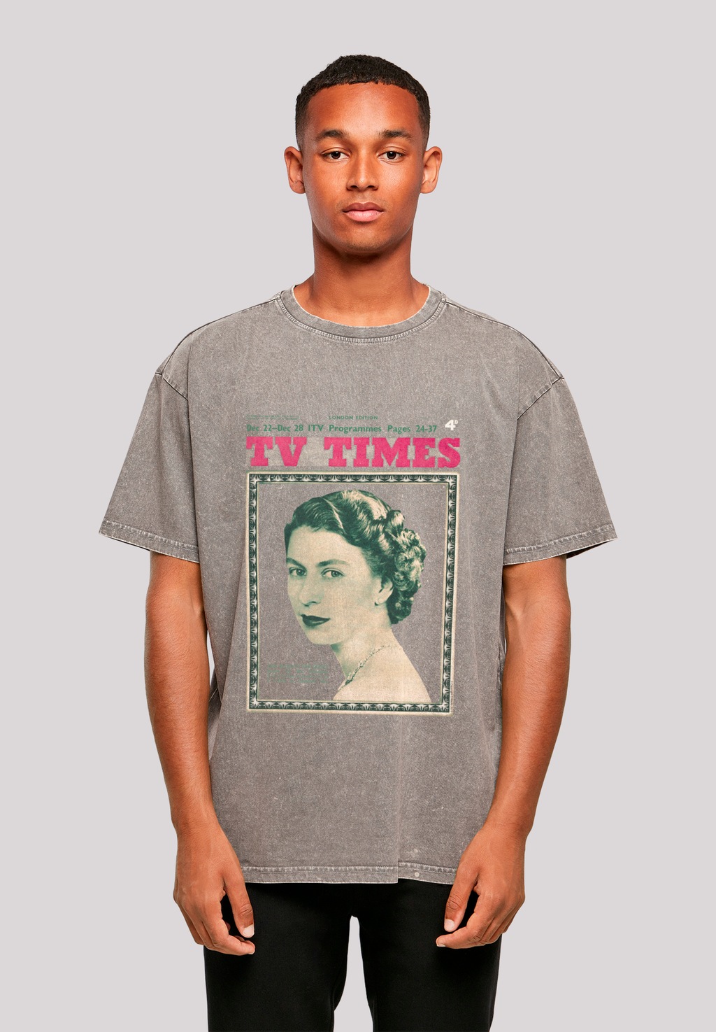 F4NT4STIC T-Shirt "TV Times Queen Elizabeth II 1957 Cover", Premium Qualitä günstig online kaufen