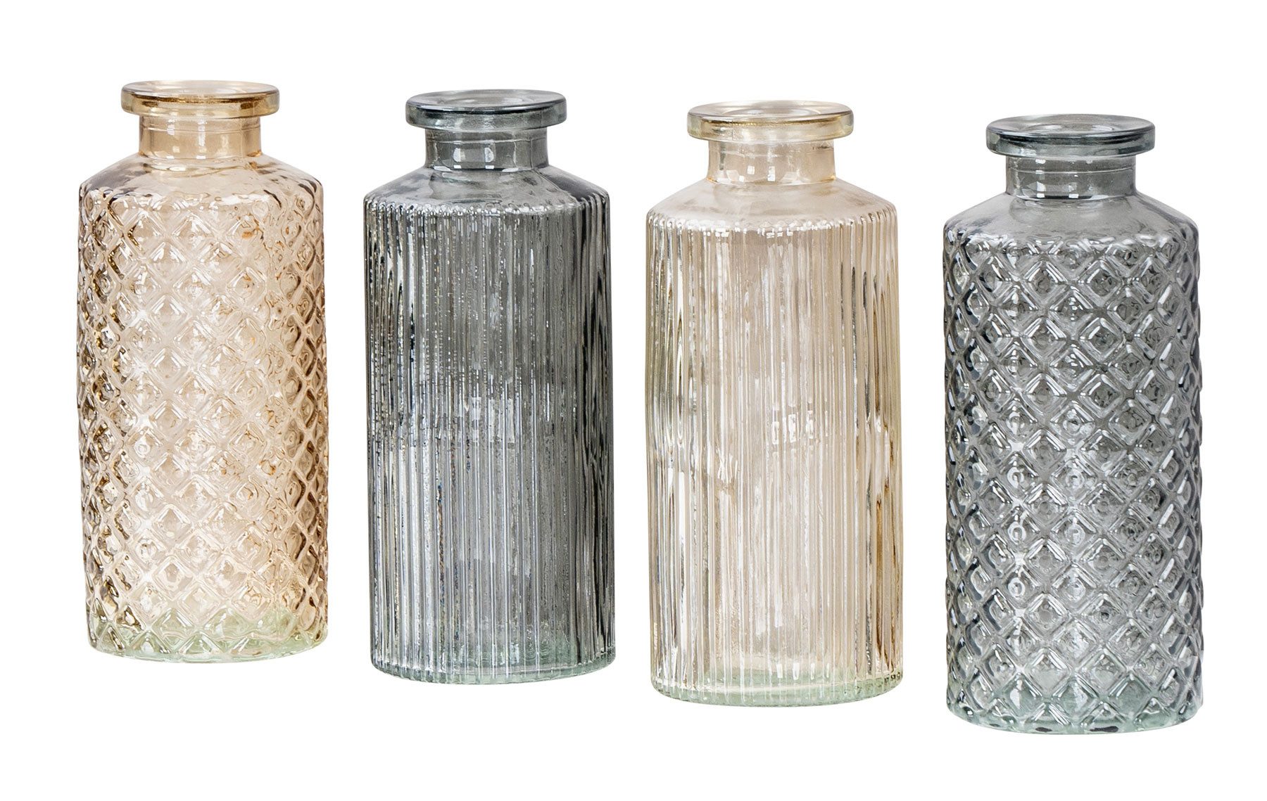 Levandeo® Dekovase, 4er Set Vase Braun günstig online kaufen