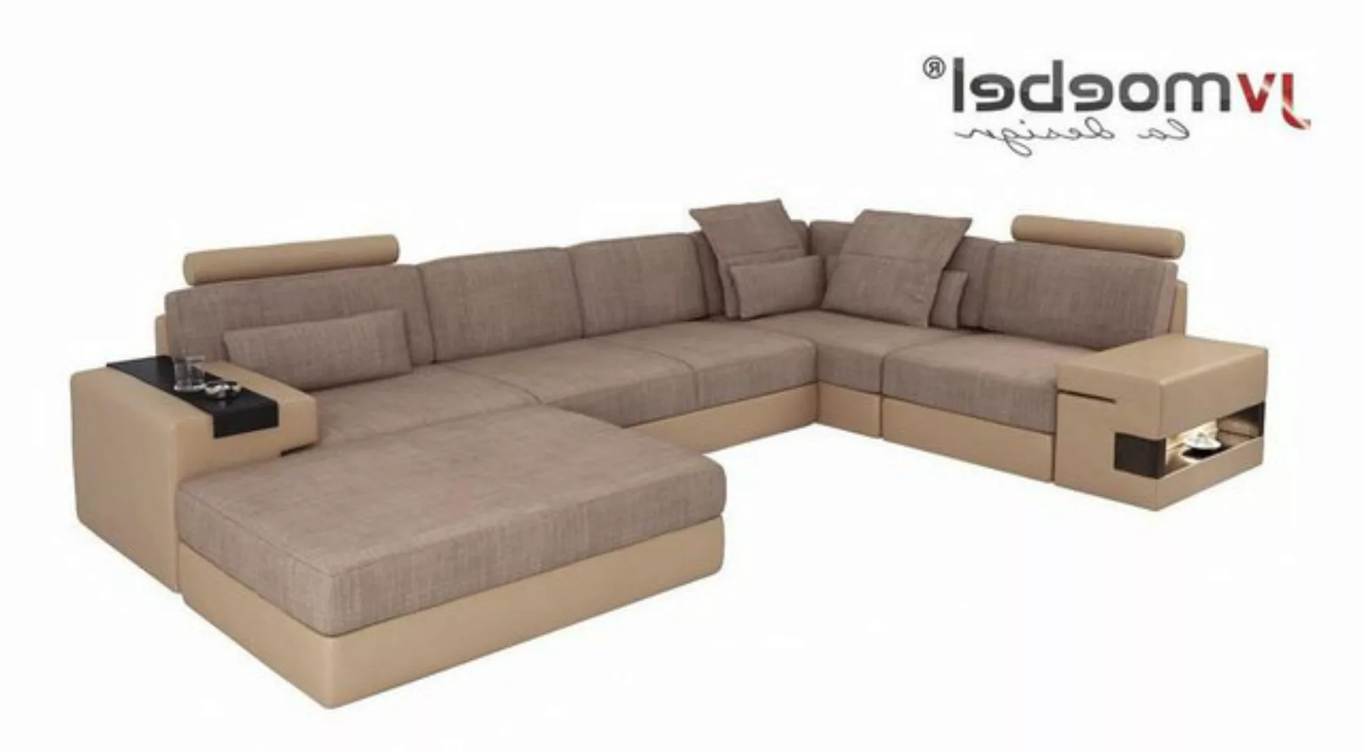 Xlmoebel Ecksofa Sofa-Set mit moderner L-Form, bequemen Polstersitzen, Wohn günstig online kaufen