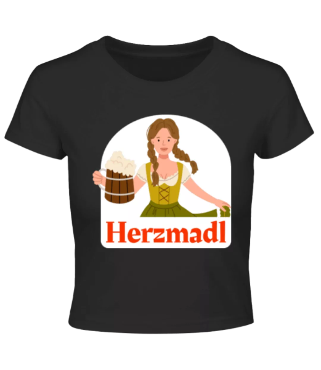 Herzmadl · Crop T-Shirt günstig online kaufen