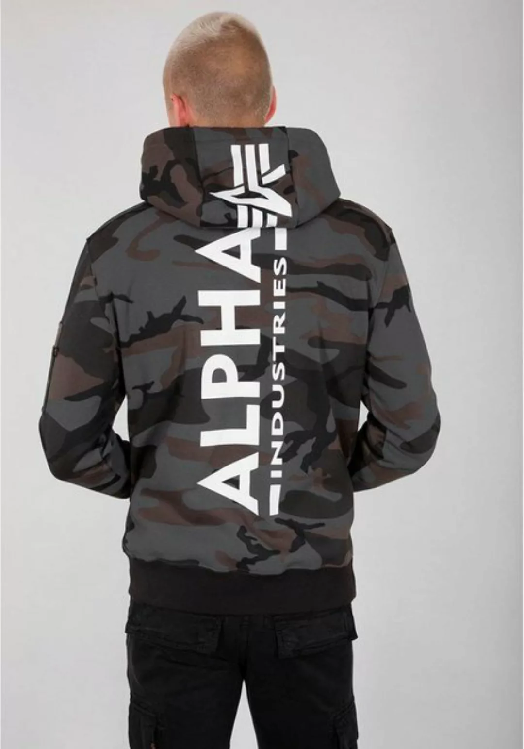 Alpha Industries Kapuzensweatshirt BACK PRINT HOODY günstig online kaufen