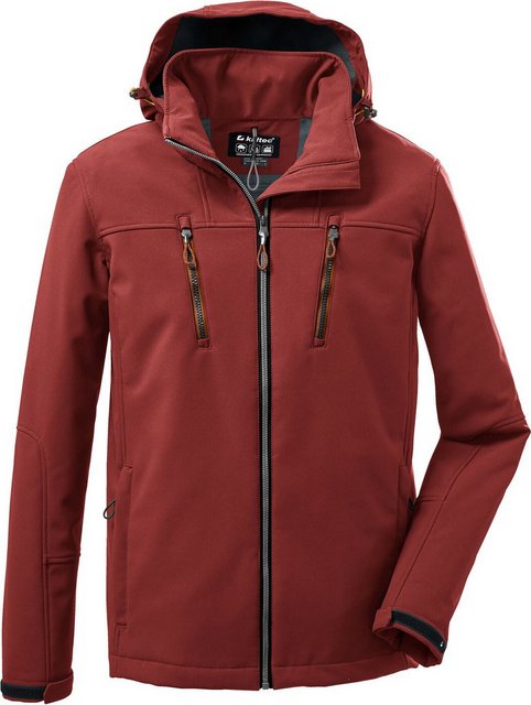 Killtec Trekkingjacke KOW 163 MN SFTSHLL JCKT GEBRANNTES ROT günstig online kaufen