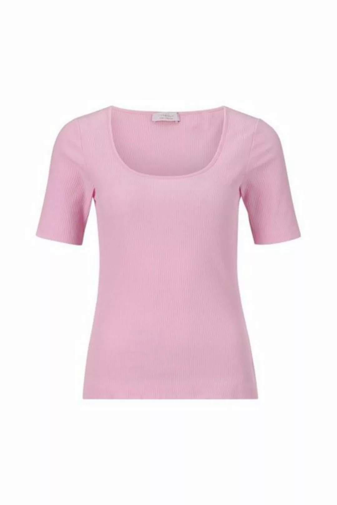 Rich & Royal T-Shirt Organic Rib Shirt, rose quartz günstig online kaufen
