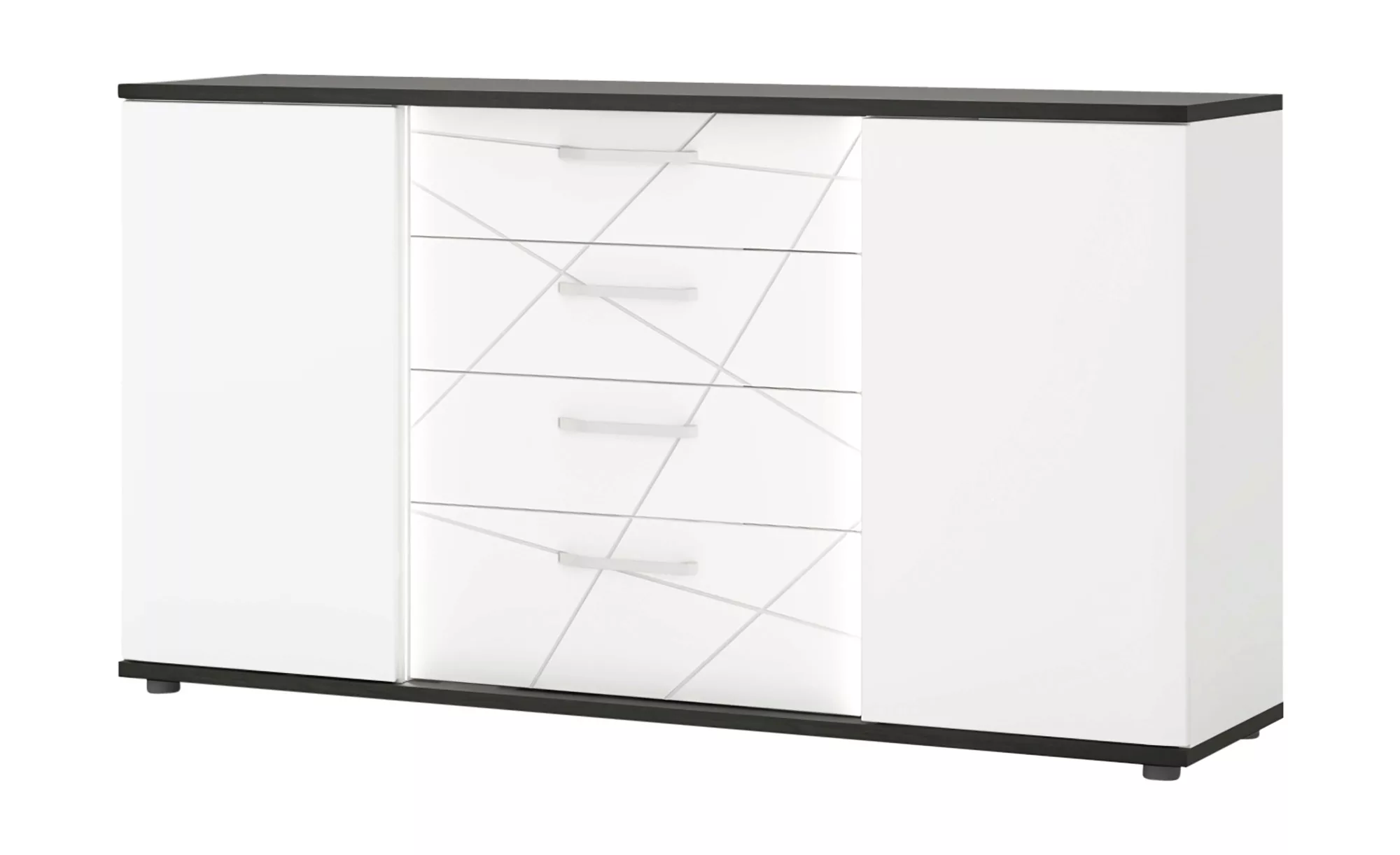 Sideboard  Venedig ¦ weiß ¦ Maße (cm): B: 161 H: 87 T: 40.0 Kommoden & Side günstig online kaufen