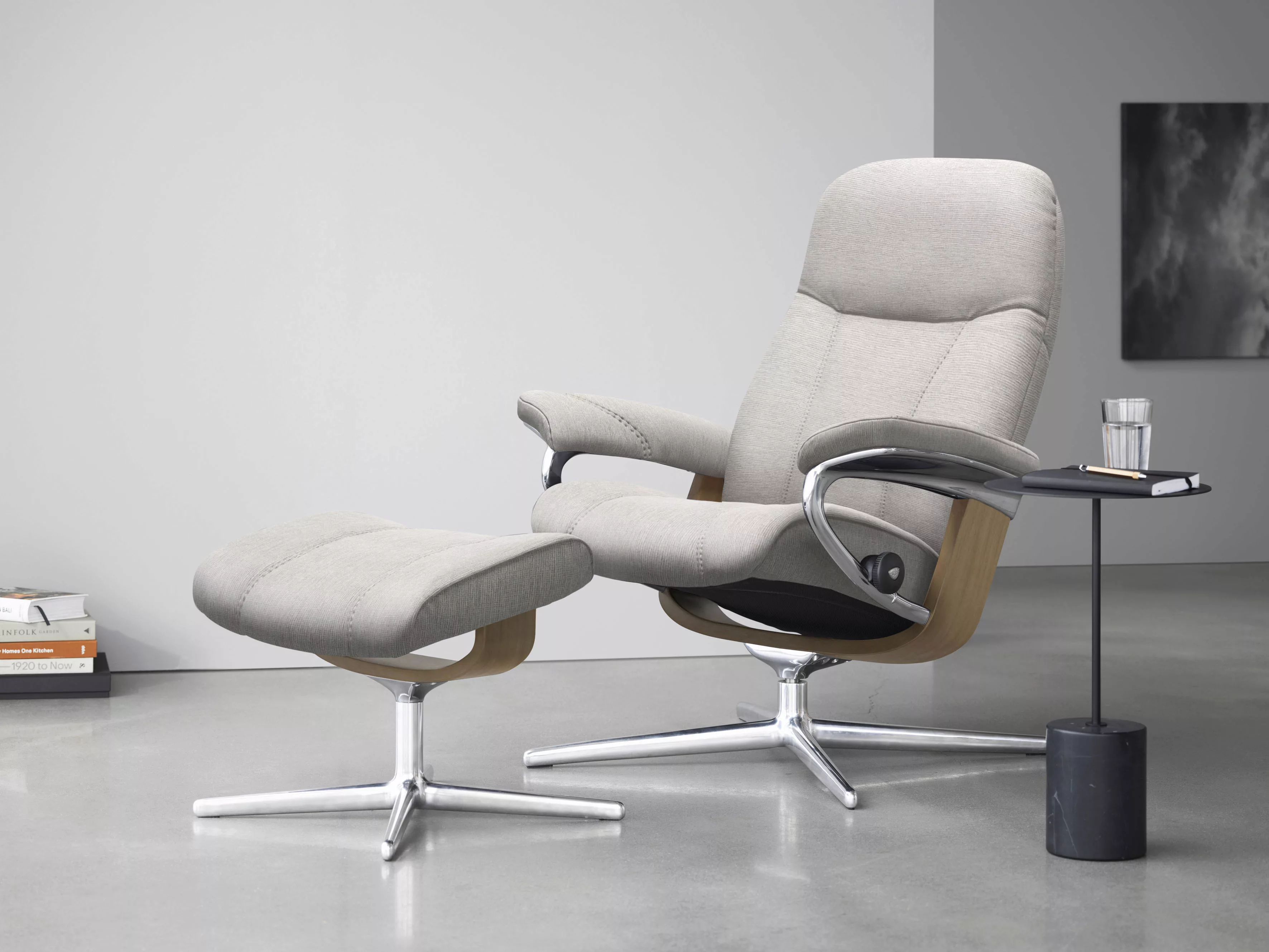 Stressless Relaxsessel "Consul", (Set, Relaxsessel mit Hocker), mit Hocker, günstig online kaufen