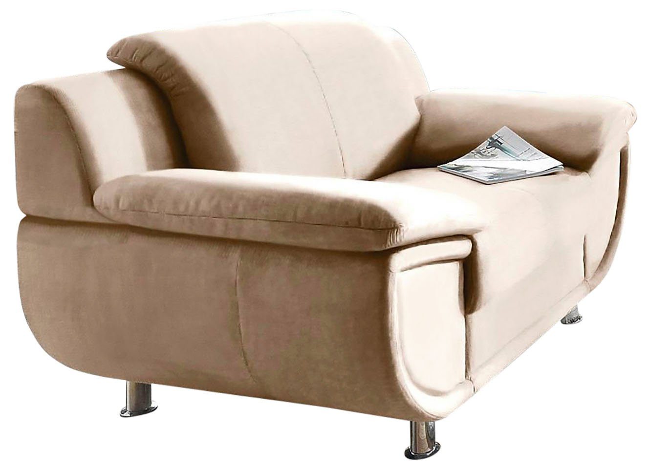TRENDMANUFAKTUR Sessel Rondo, Breite 121 cm, günstig online kaufen