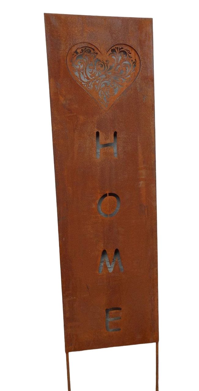 Deko-Impression Gartenstecker Gartenstab / Gartenstecker "HOME" günstig online kaufen