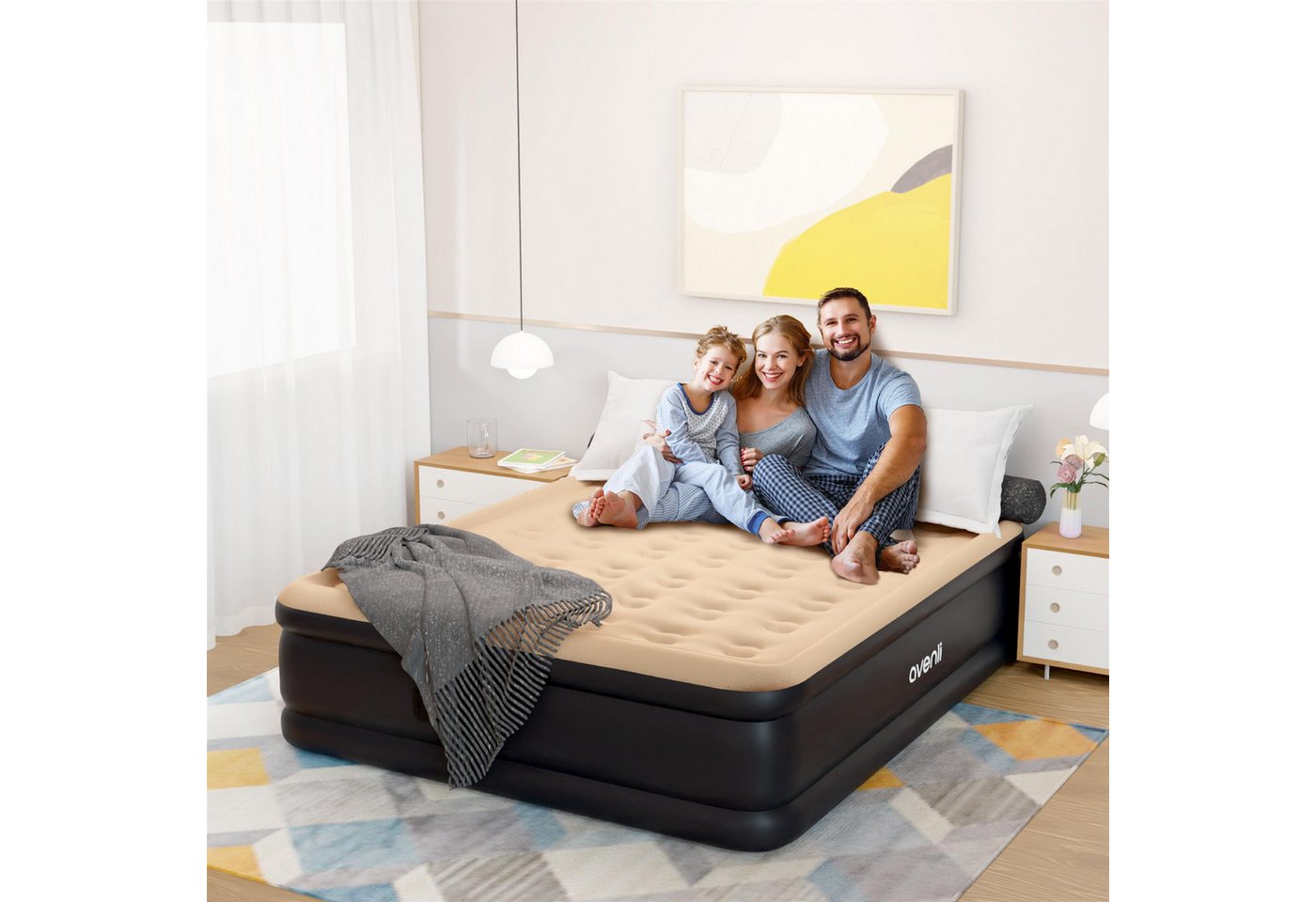 Avenli Luftbett mit integrierter Elektropumpe 203x157x47 cm, (Doppelbett fü günstig online kaufen