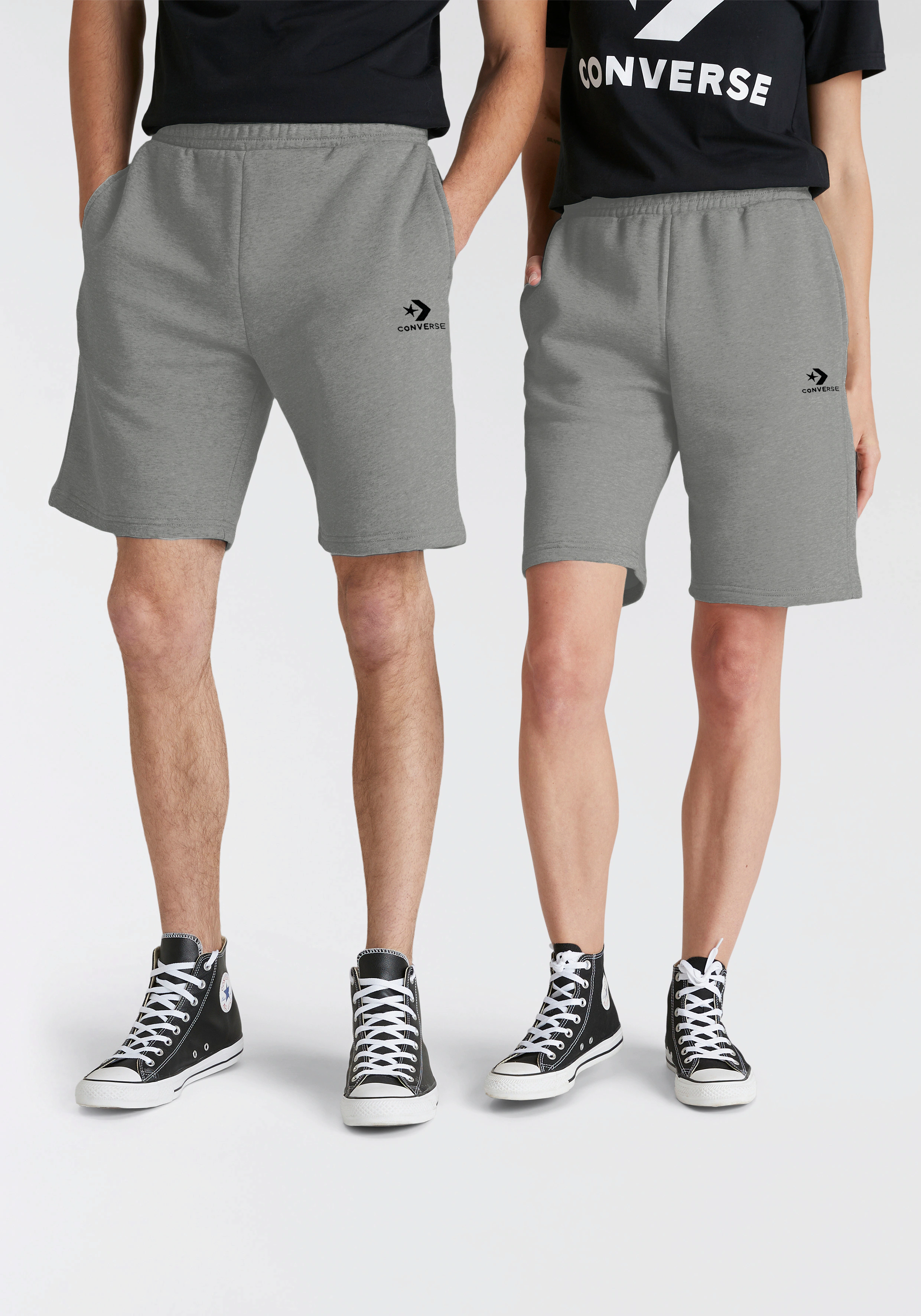 Converse Sweatshorts "EMBROIDERED STAR CHEVRON STANDARD-FIT FLEECE SHORT", günstig online kaufen