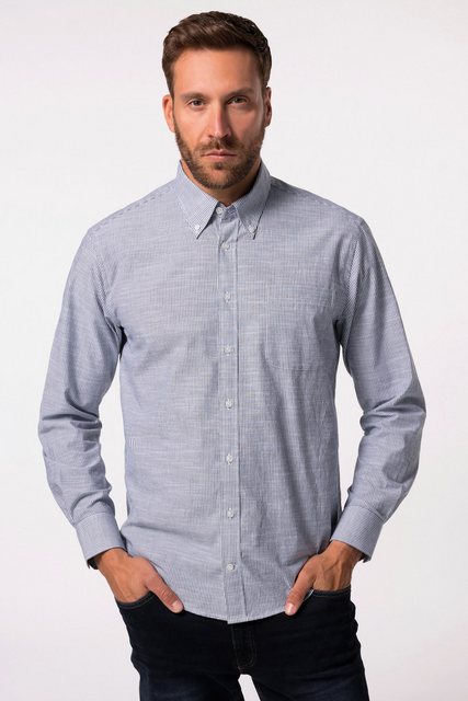 JP1880 Businesshemd Oxfordhemd Langarm Streifen Buttondown-Kragen günstig online kaufen