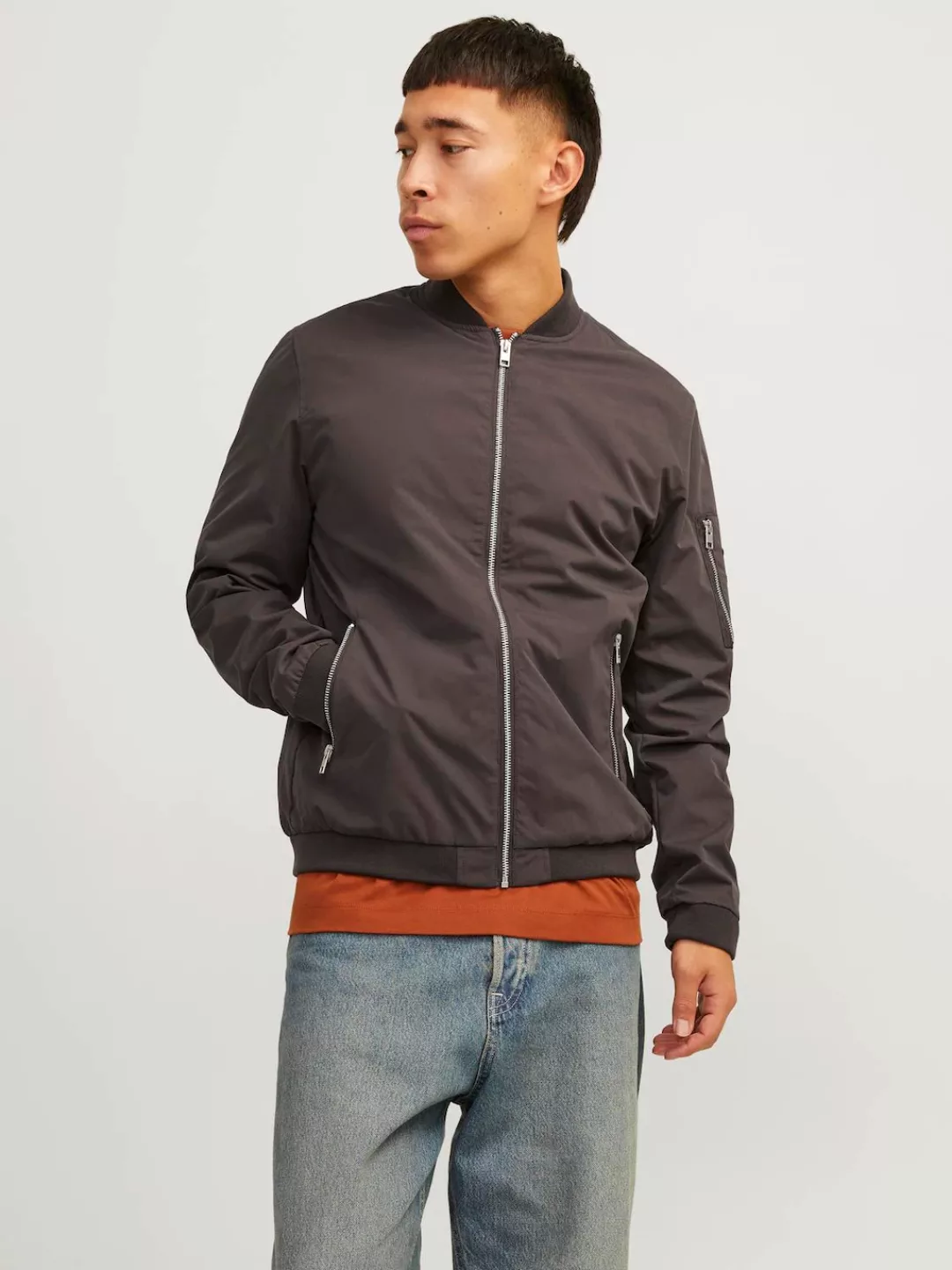 Jack & Jones Blouson "JJERUSH BOMBER NOOS", ohne Kapuze, mit Reißverschluss günstig online kaufen