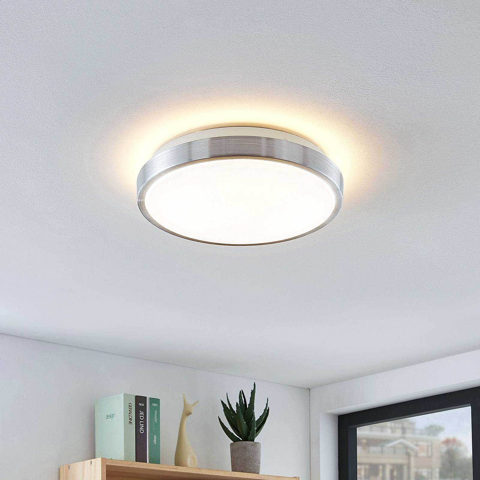 Lindby Emelie LED-Deckenlampe, rund, 27 cm günstig online kaufen