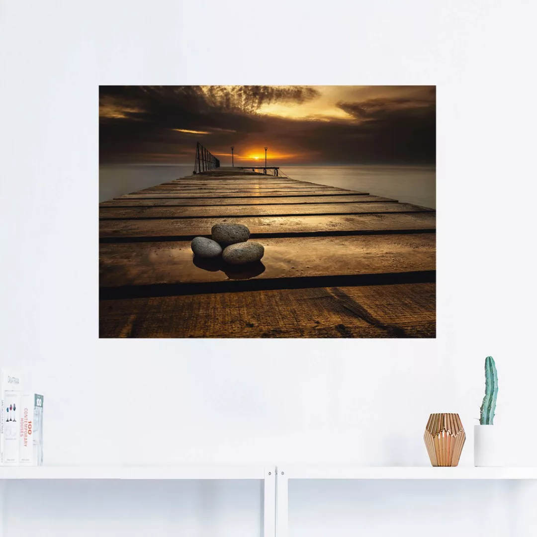 Artland Wandbild »Sonnenaufgang am Schwarzen Meer«, Sonnenaufgang & -unterg günstig online kaufen