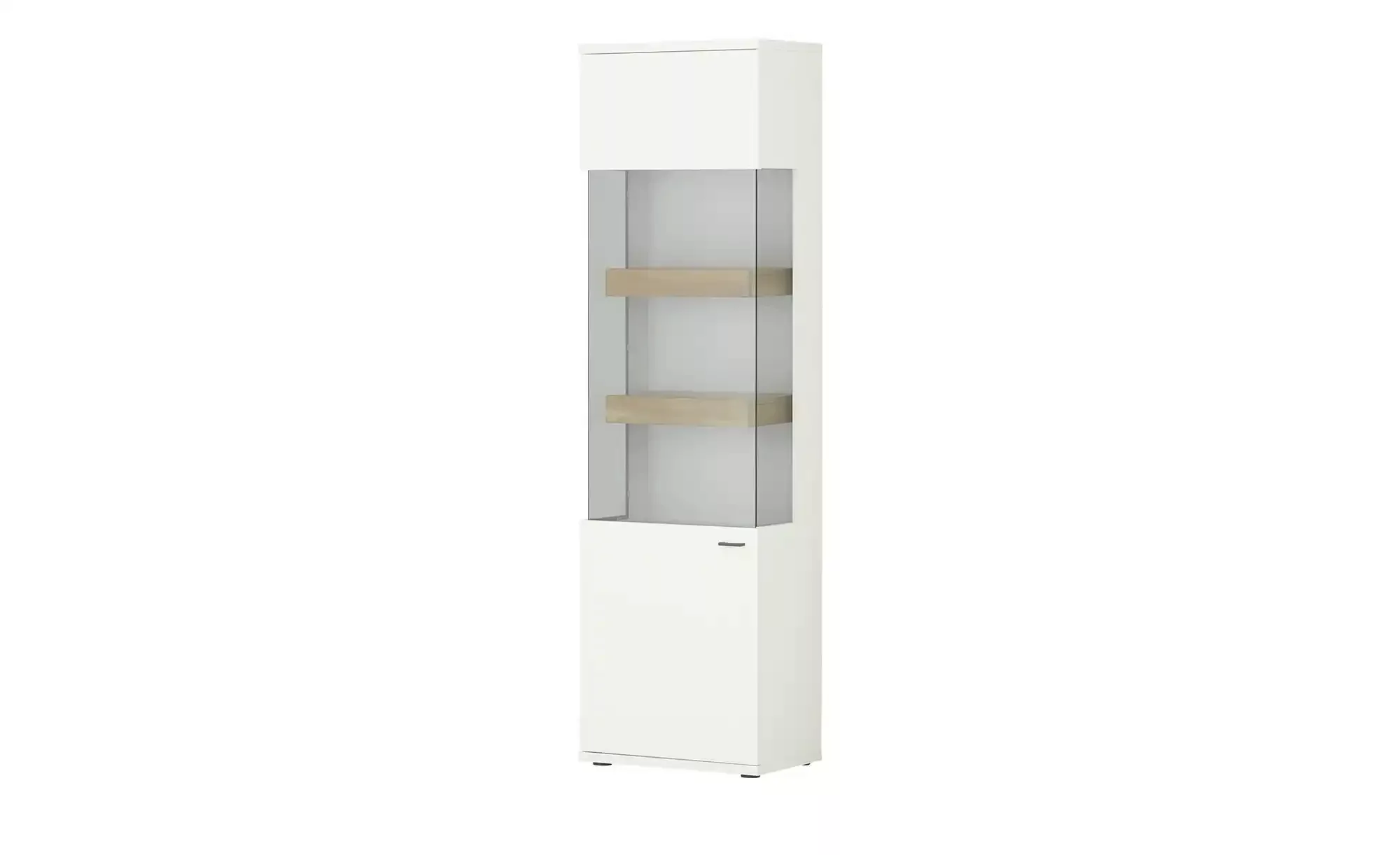 Jette Home Vitrine  Neapel ¦ grau ¦ Maße (cm): B: 61 H: 209 T: 38 Kommoden günstig online kaufen