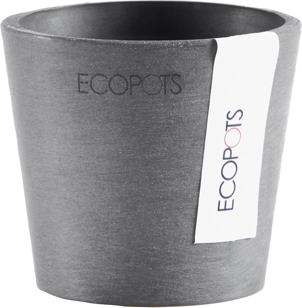 Ecopots Pflanztopf Amsterdam Mini Grau 8 cm günstig online kaufen