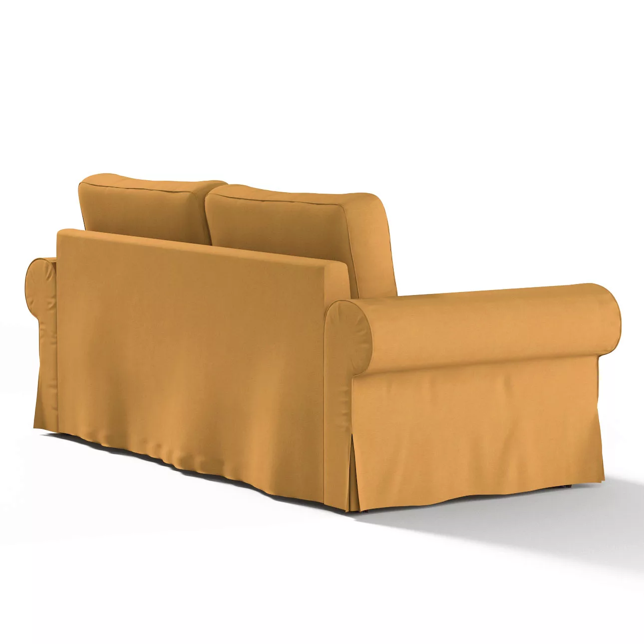 Bezug für Backabro 3-Sitzer Sofa ausklappbar, senffarbe, Bezug für Backabro günstig online kaufen
