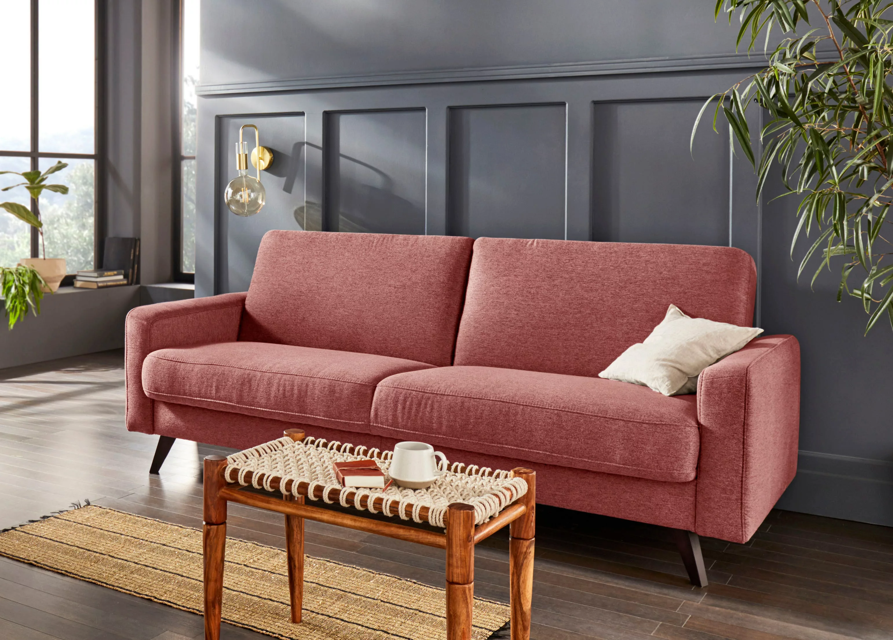 exxpo - sofa fashion 3-Sitzer "Samso", Inklusive Bettfunktion und Bettkaste günstig online kaufen