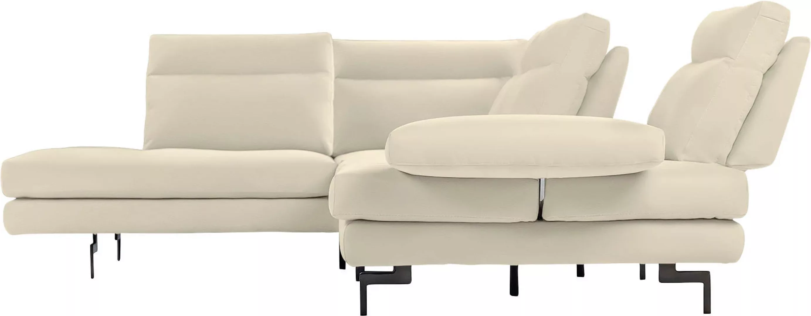 CALIA ITALIA Ecksofa "Toby Wing, L-Form, Designsofa mit sensationellem Sitz günstig online kaufen