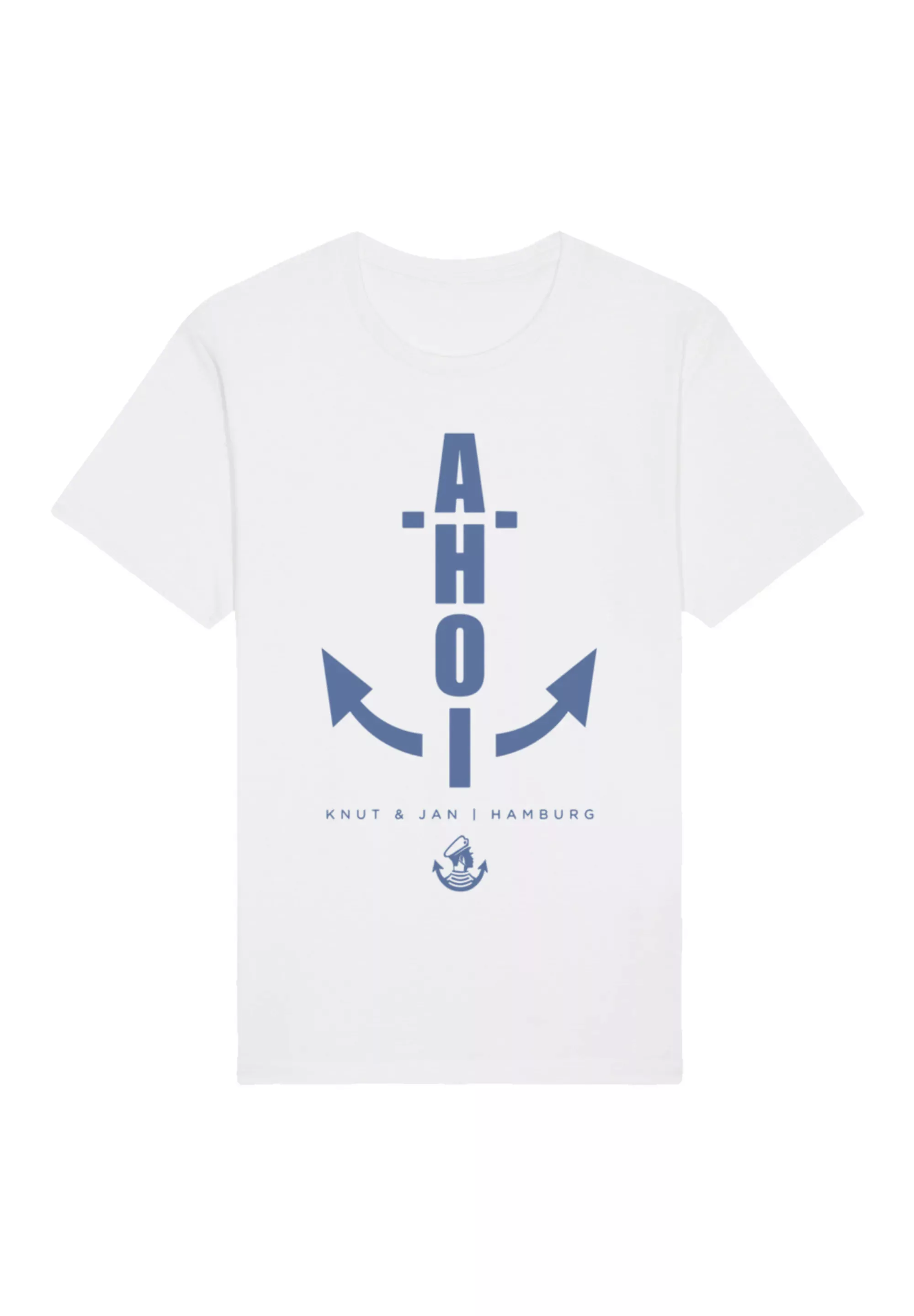 F4NT4STIC T-Shirt "Ahoi Anker Blau Knut & Jan Hamburg", Premium Qualität günstig online kaufen