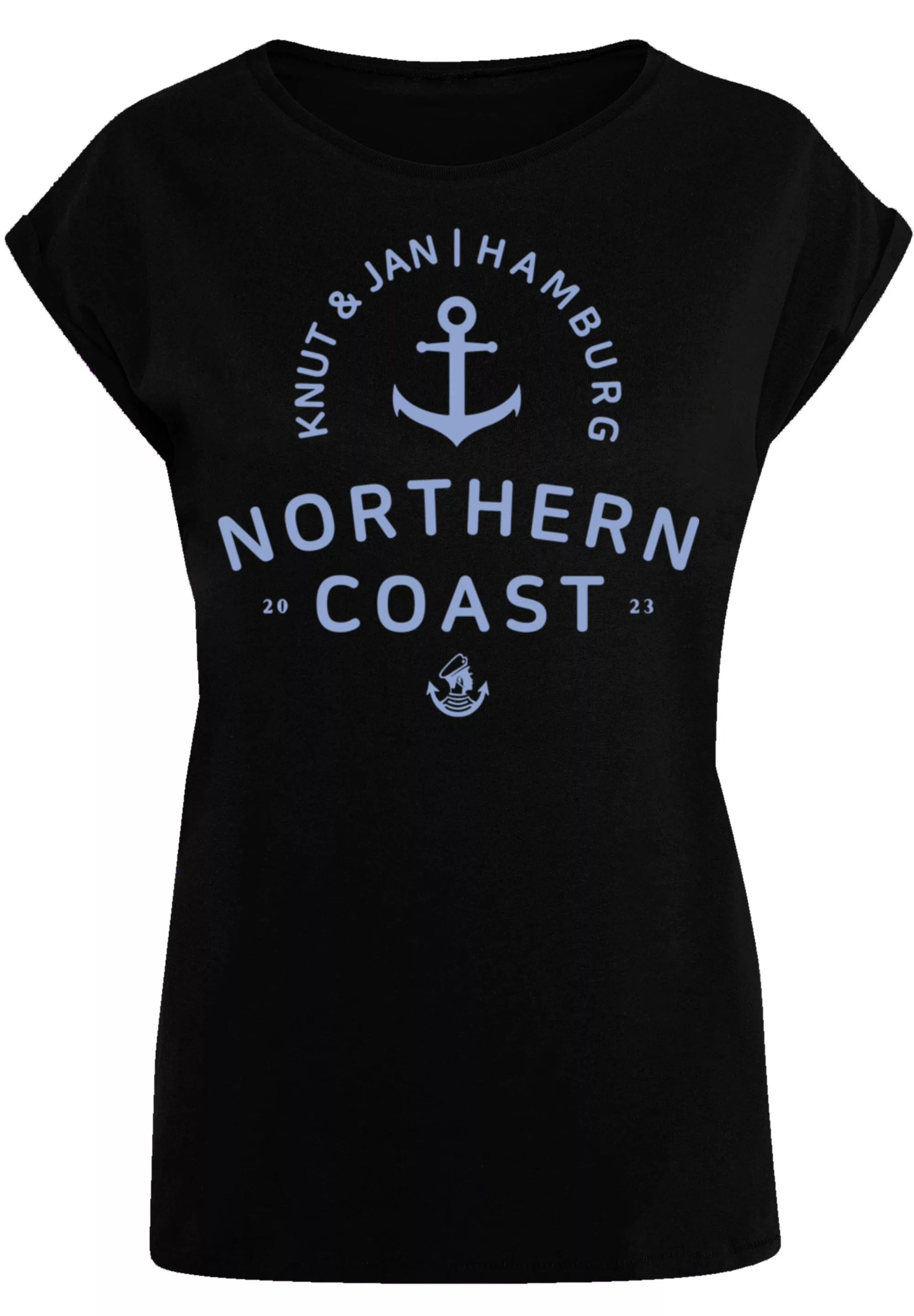 F4NT4STIC T-Shirt "Nordsee Knut & Jan Hamburg", Print günstig online kaufen