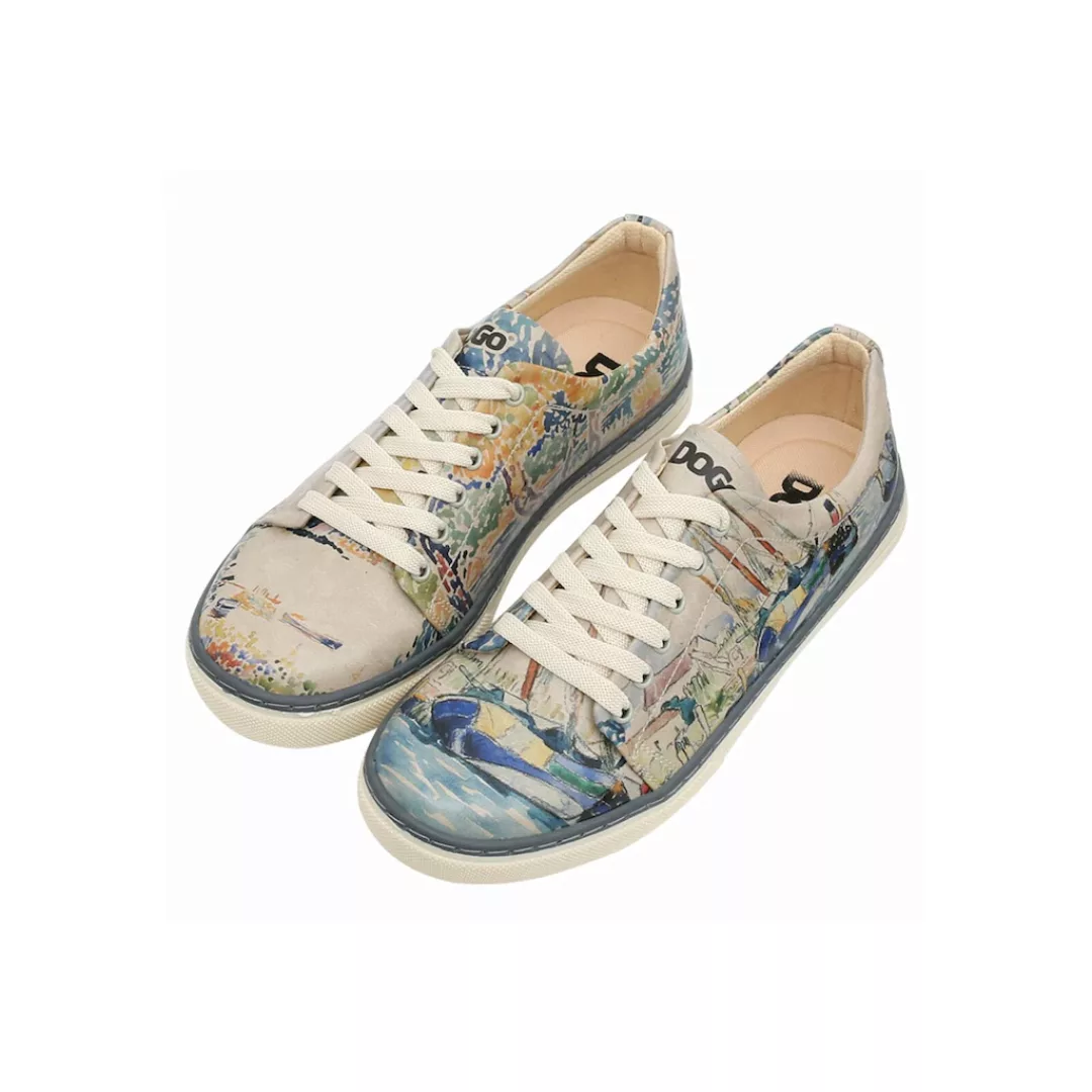 DOGO Sneaker "Damen Sneaker Watercolor And Sailors Vegan Damen Sneaker /", günstig online kaufen