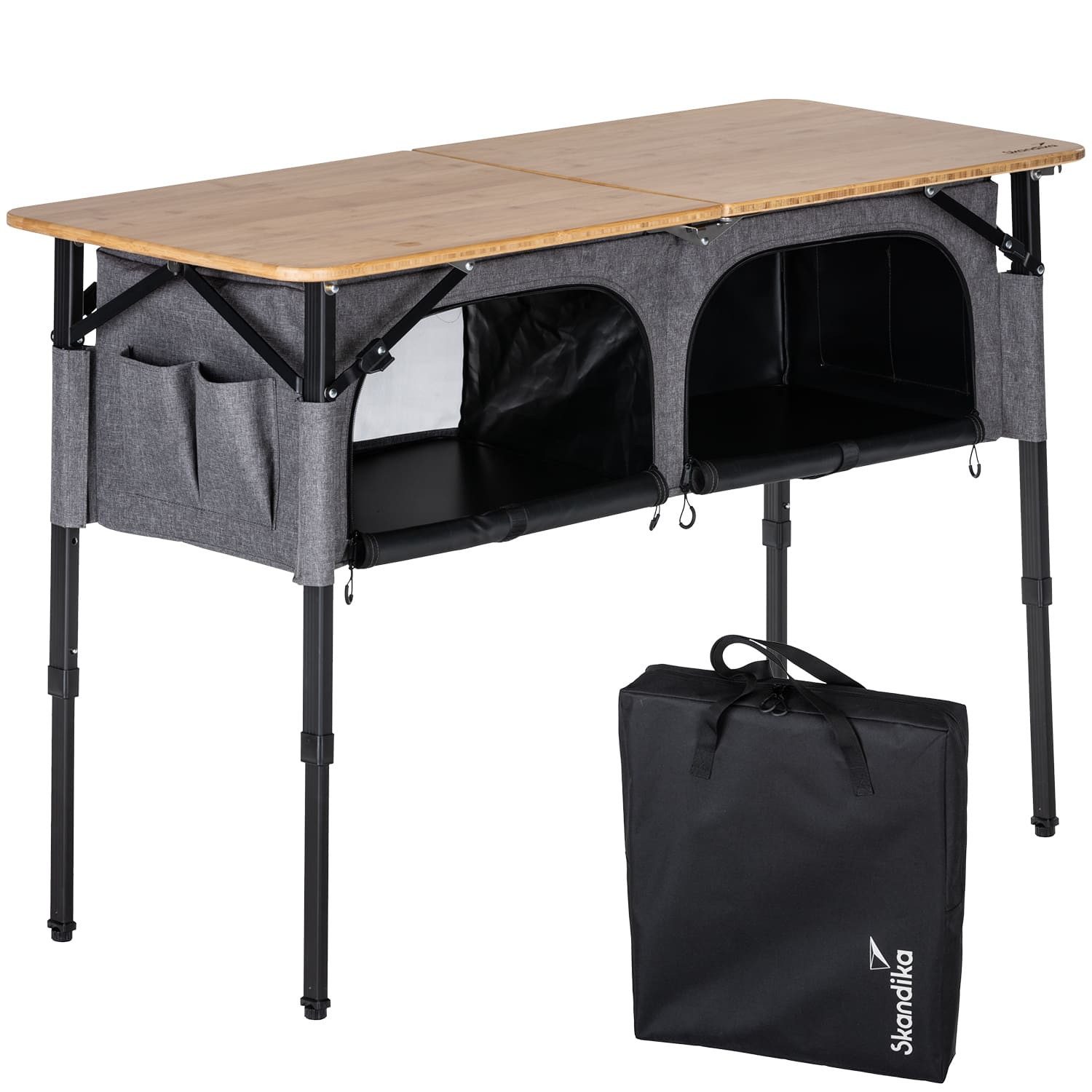 Skandika Campingtisch Tolja Bambus Klapptisch + günstig online kaufen