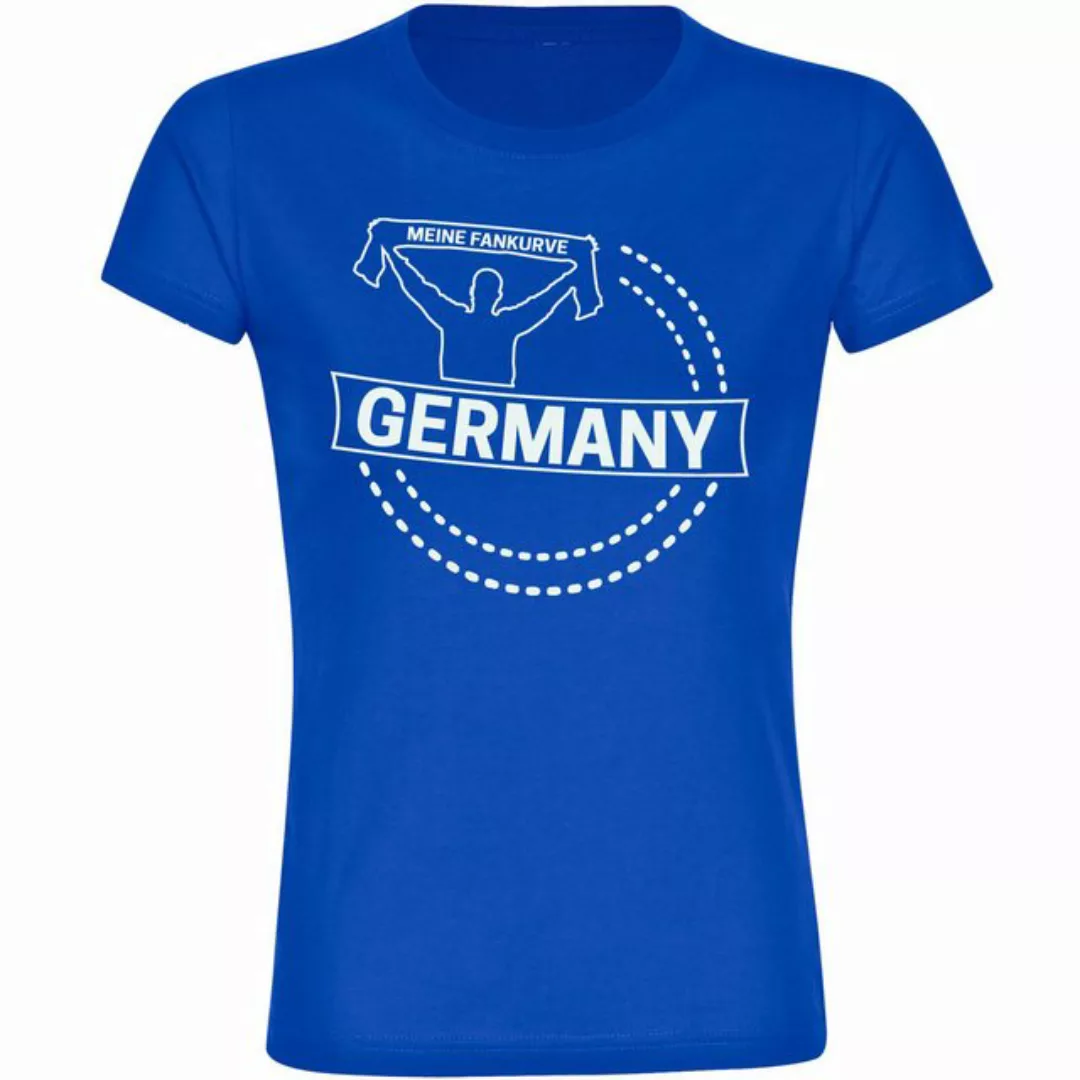 multifanshop T-Shirt Damen Germany - Meine Fankurve - Frauen günstig online kaufen