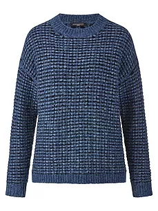 Rundhals-Pullover Fadenmeister Berlin blau günstig online kaufen